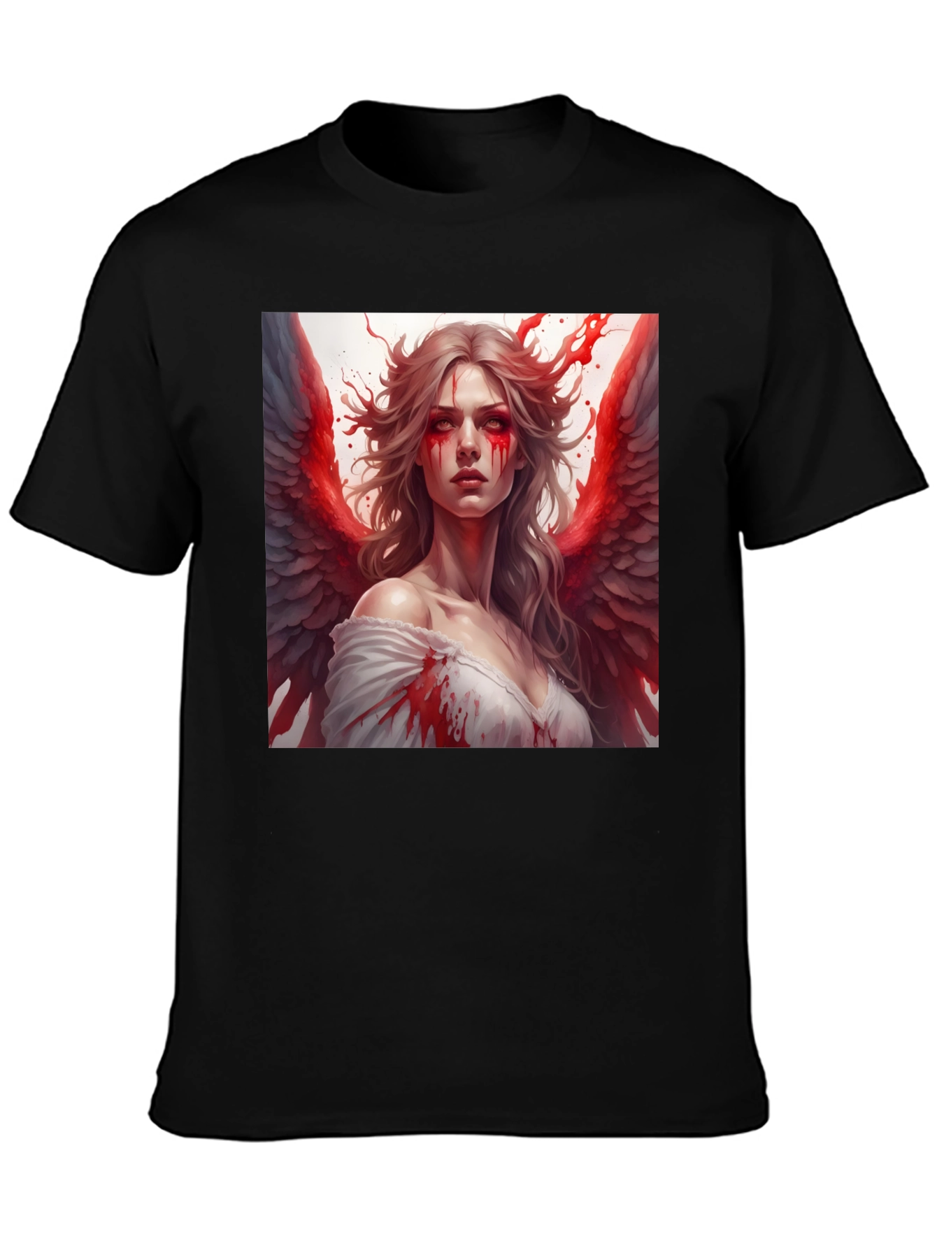 Bloody Angel Graphic T-Shirt - Black