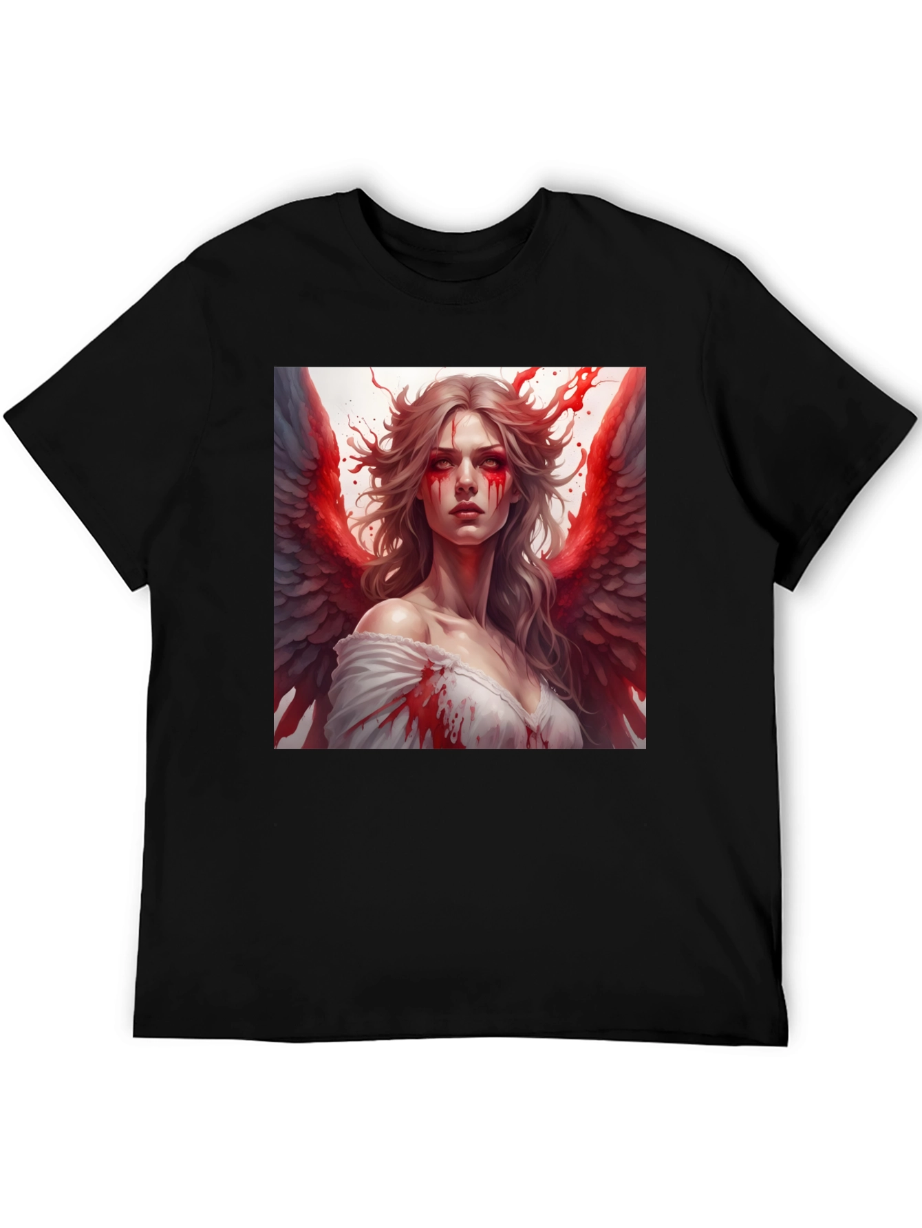 Bloody Angel Graphic T-Shirt - Black
