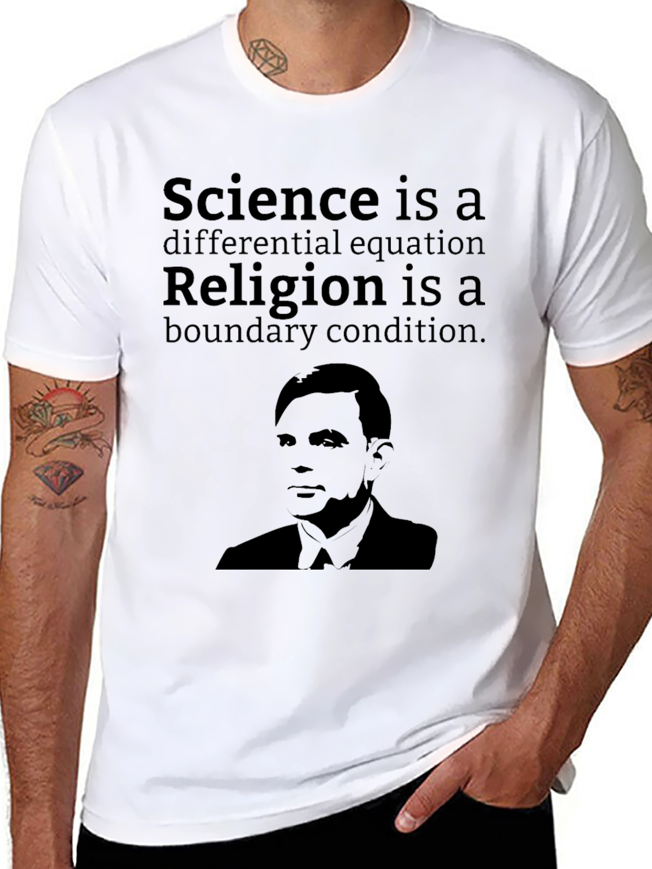 Science vs Religion T-Shirt - Boundary Condition