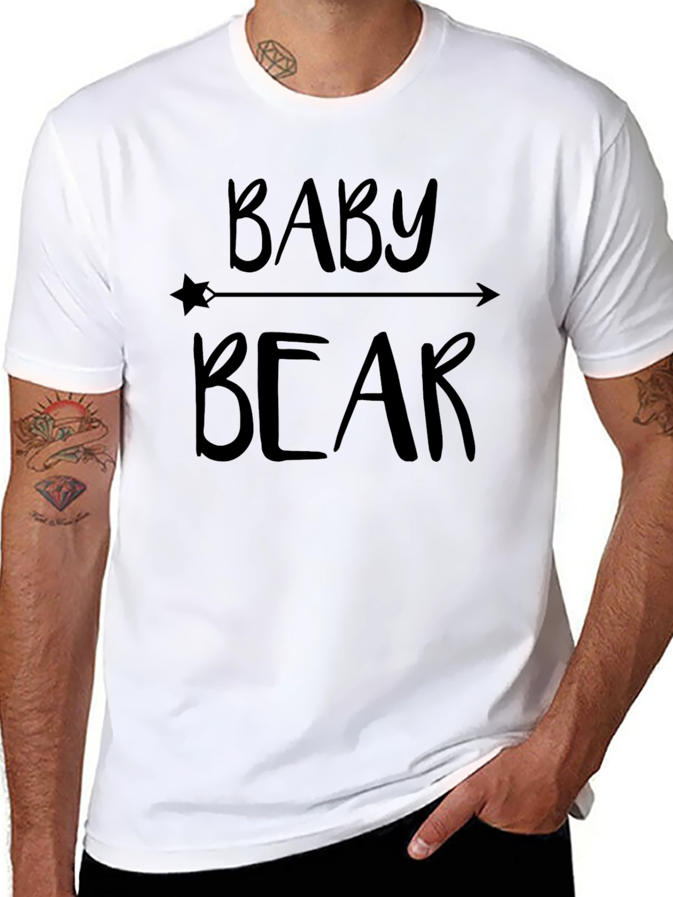 Baby Bear Arrow Graphic T-Shirt