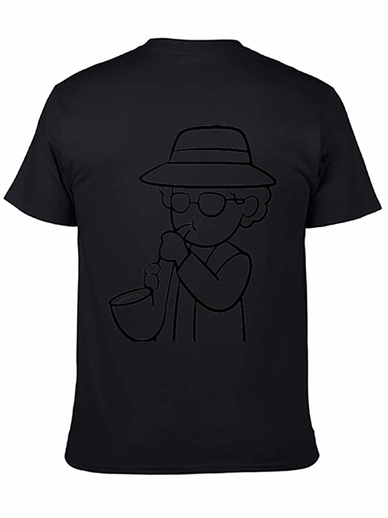 Retro Cartoon Smoker Graphic Tee