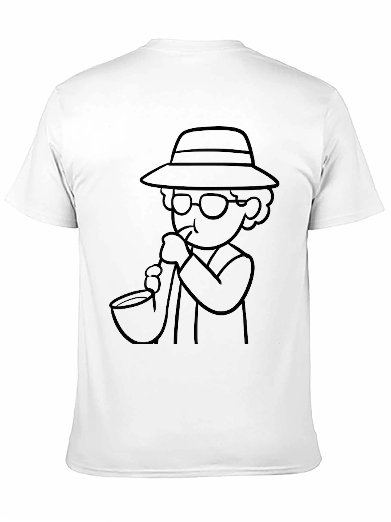 Retro Cartoon Smoker Graphic Tee