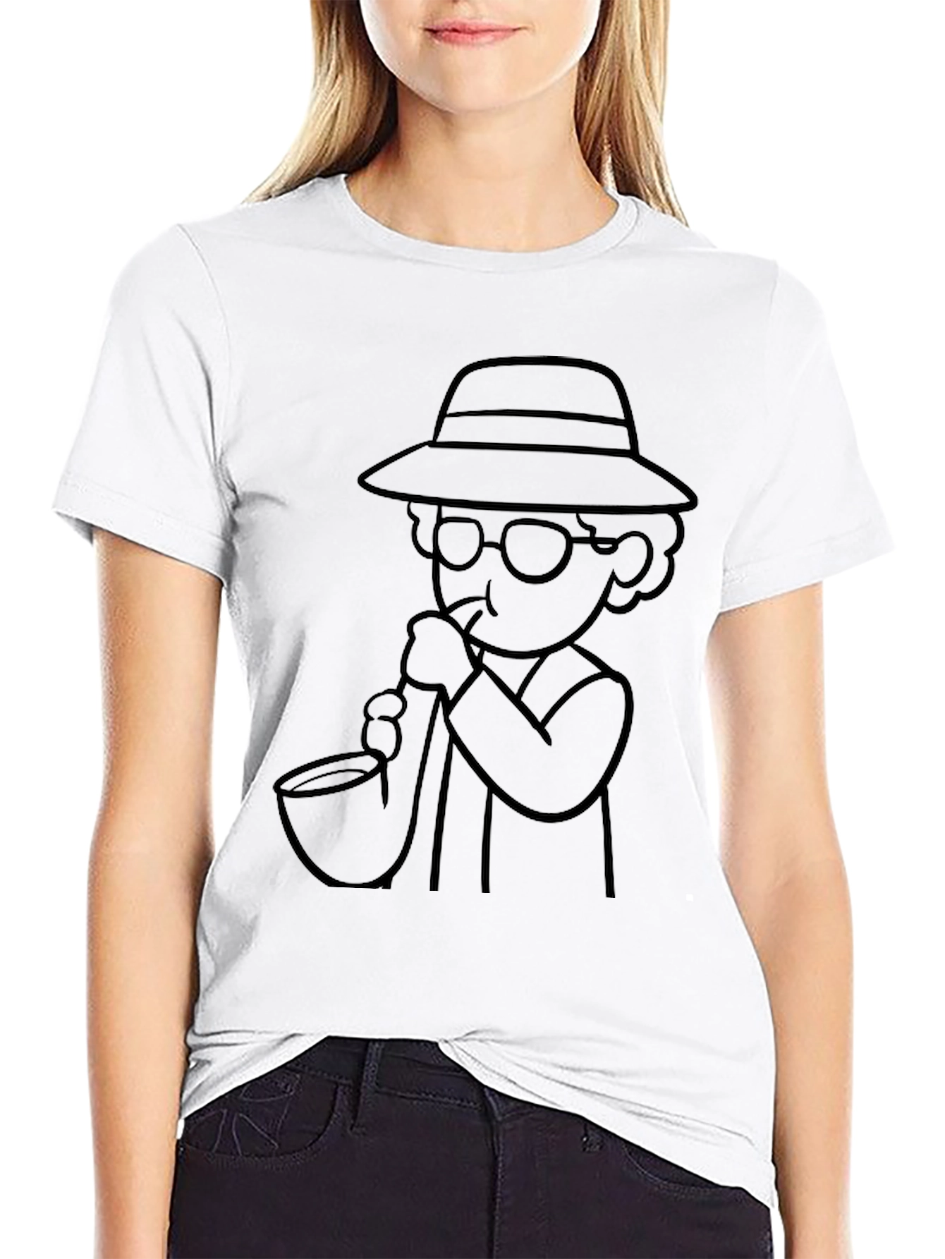 Retro Cartoon Smoker Graphic Tee