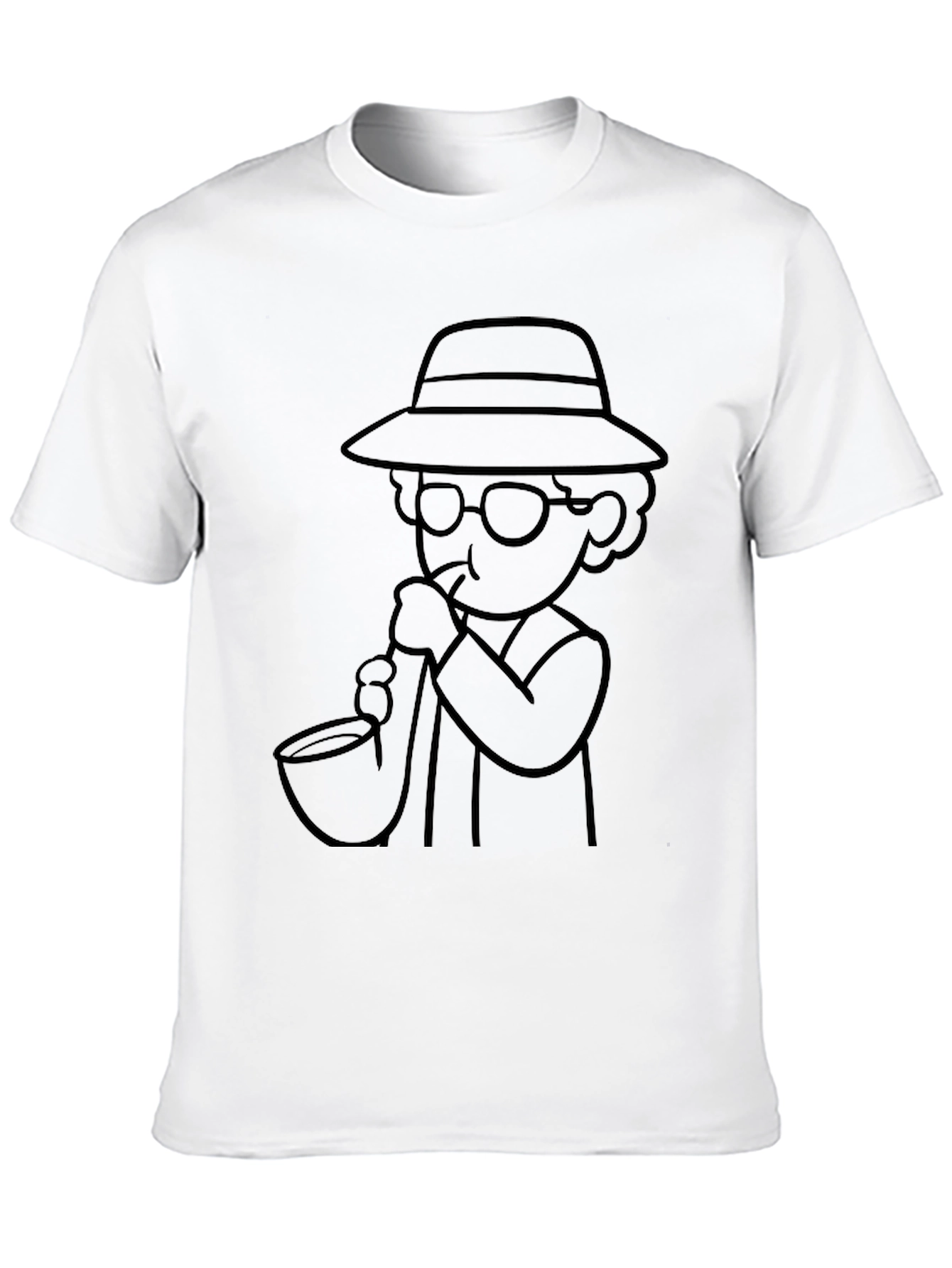 Retro Cartoon Smoker Graphic Tee