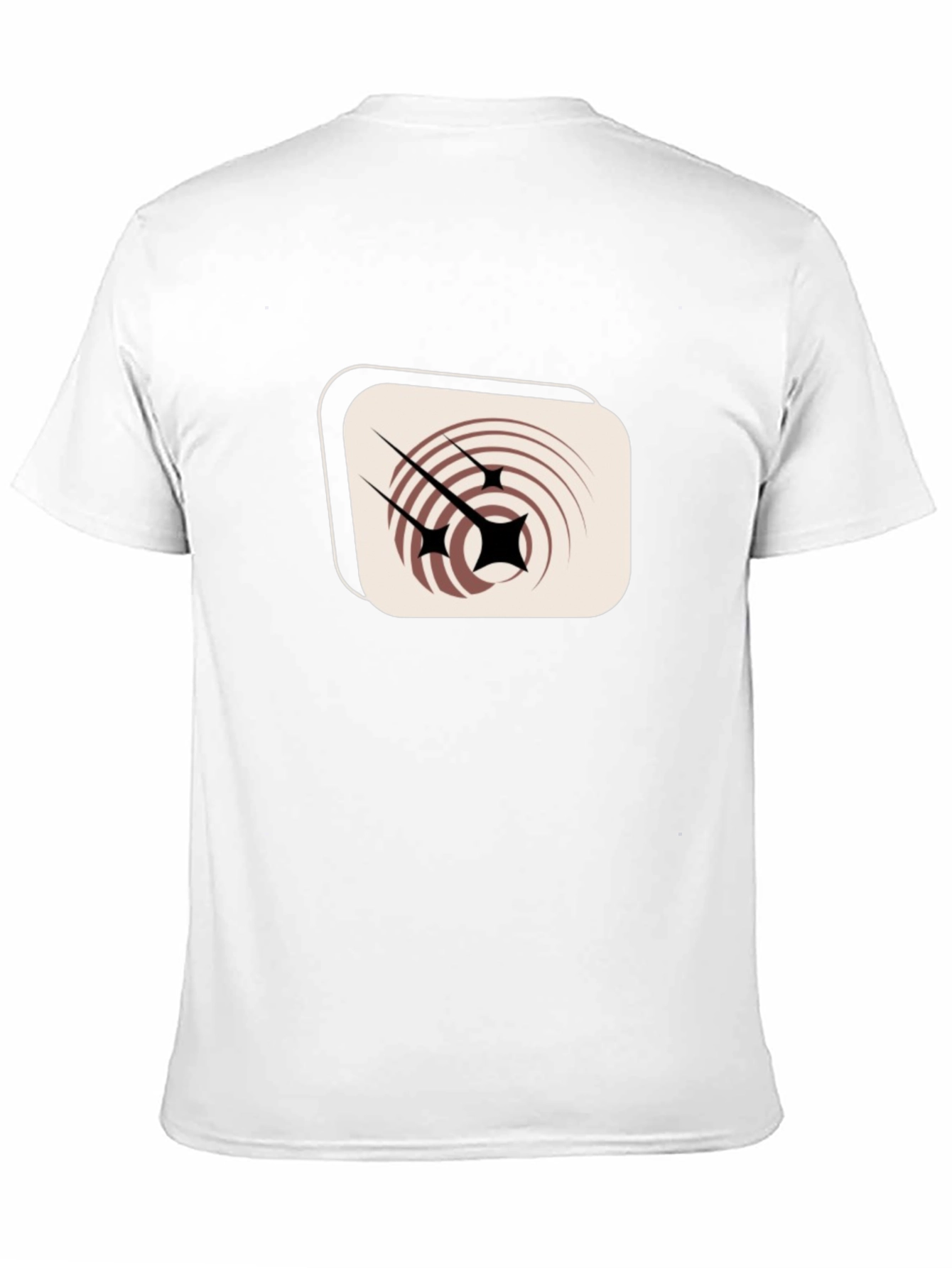 Retro Atomic Starburst Graphic Tee - Black