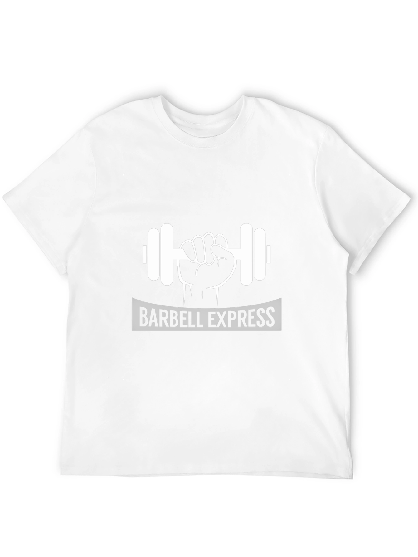 Barbell Express Black Graphic Tee