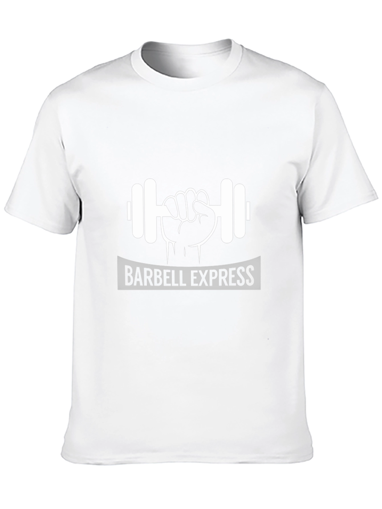 Barbell Express Black Graphic Tee
