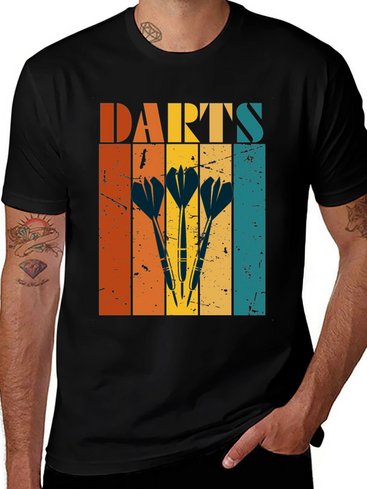 Retro Darts T-Shirt Vintage Style Tee