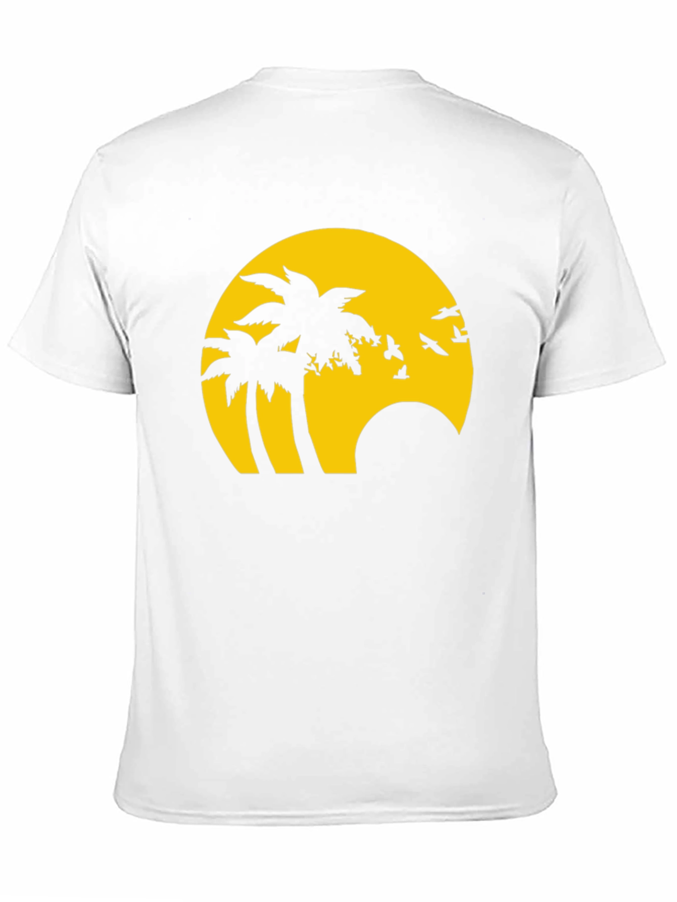 Tropical Palm Sunset Graphic T-Shirt