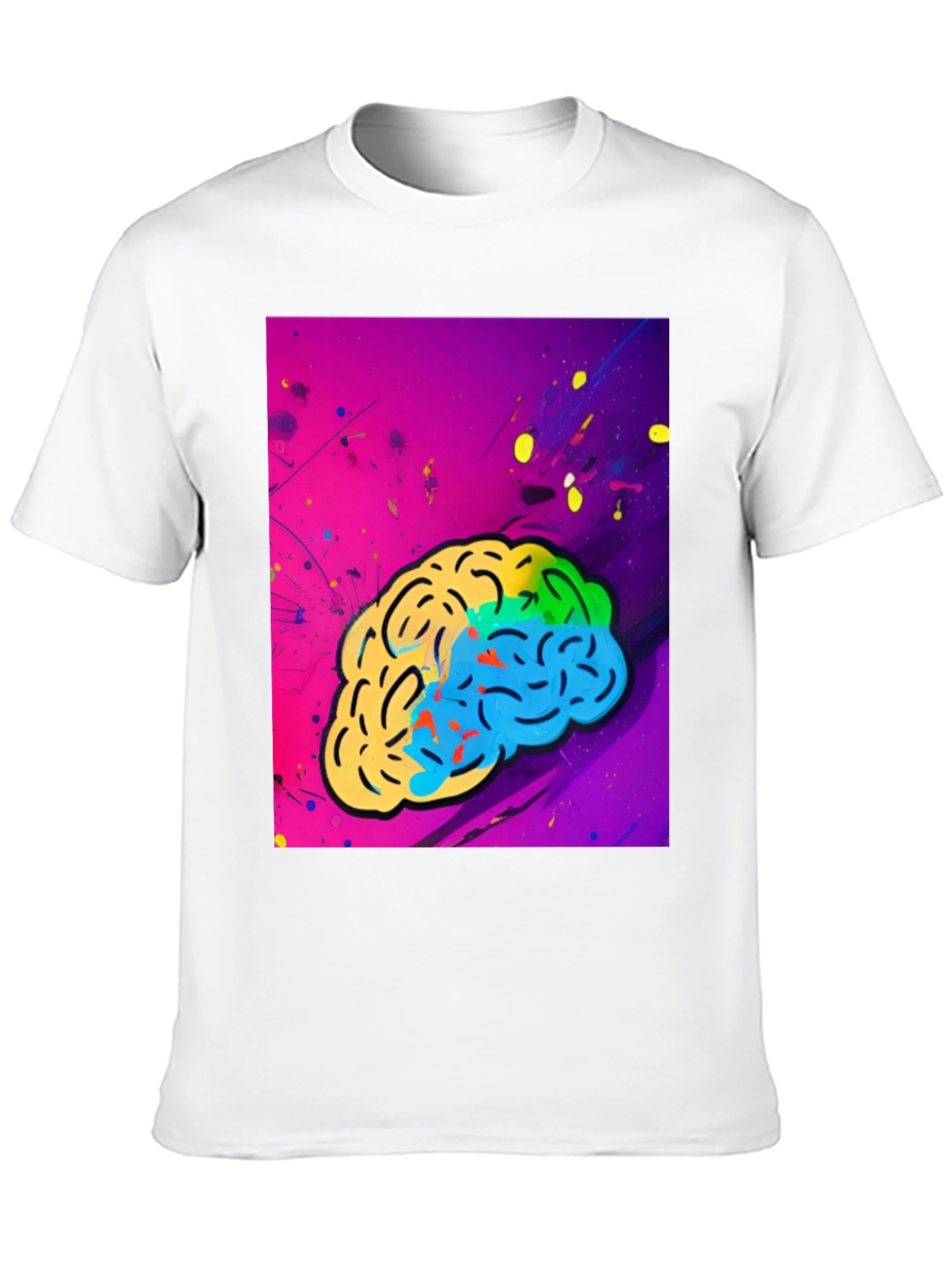 Colorful Brain Graphic Tee