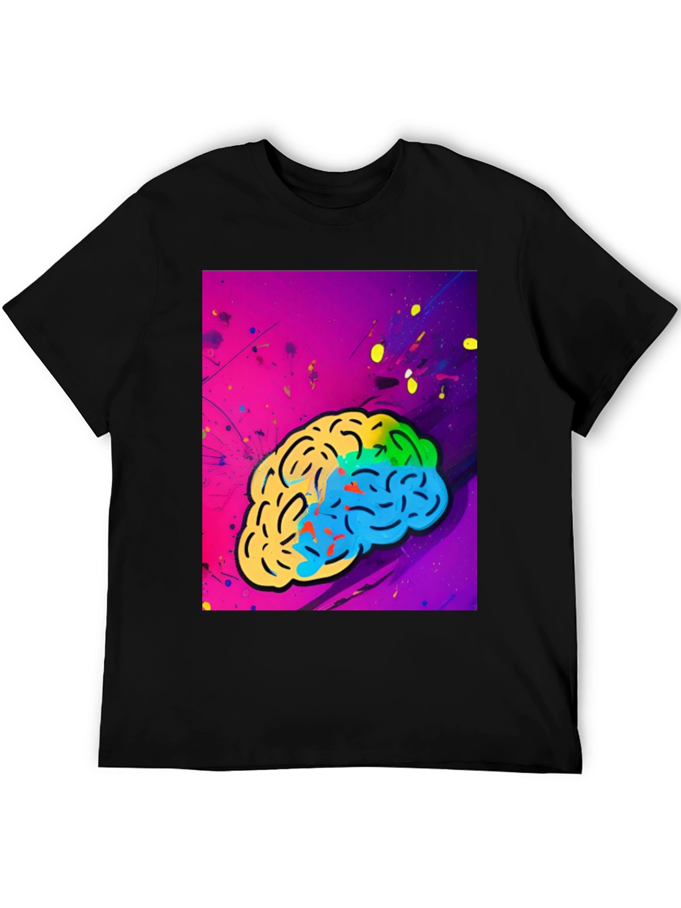 Colorful Brain Graphic Tee