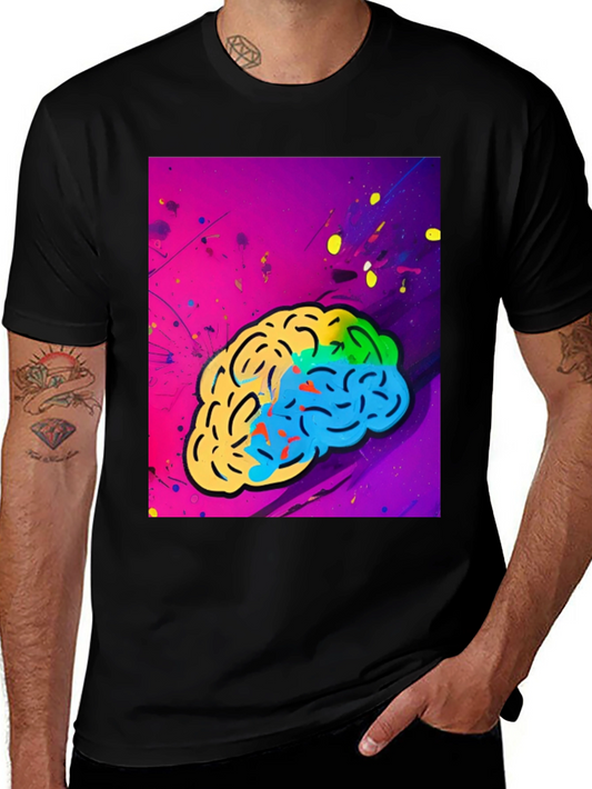Colorful Brain Graphic Tee