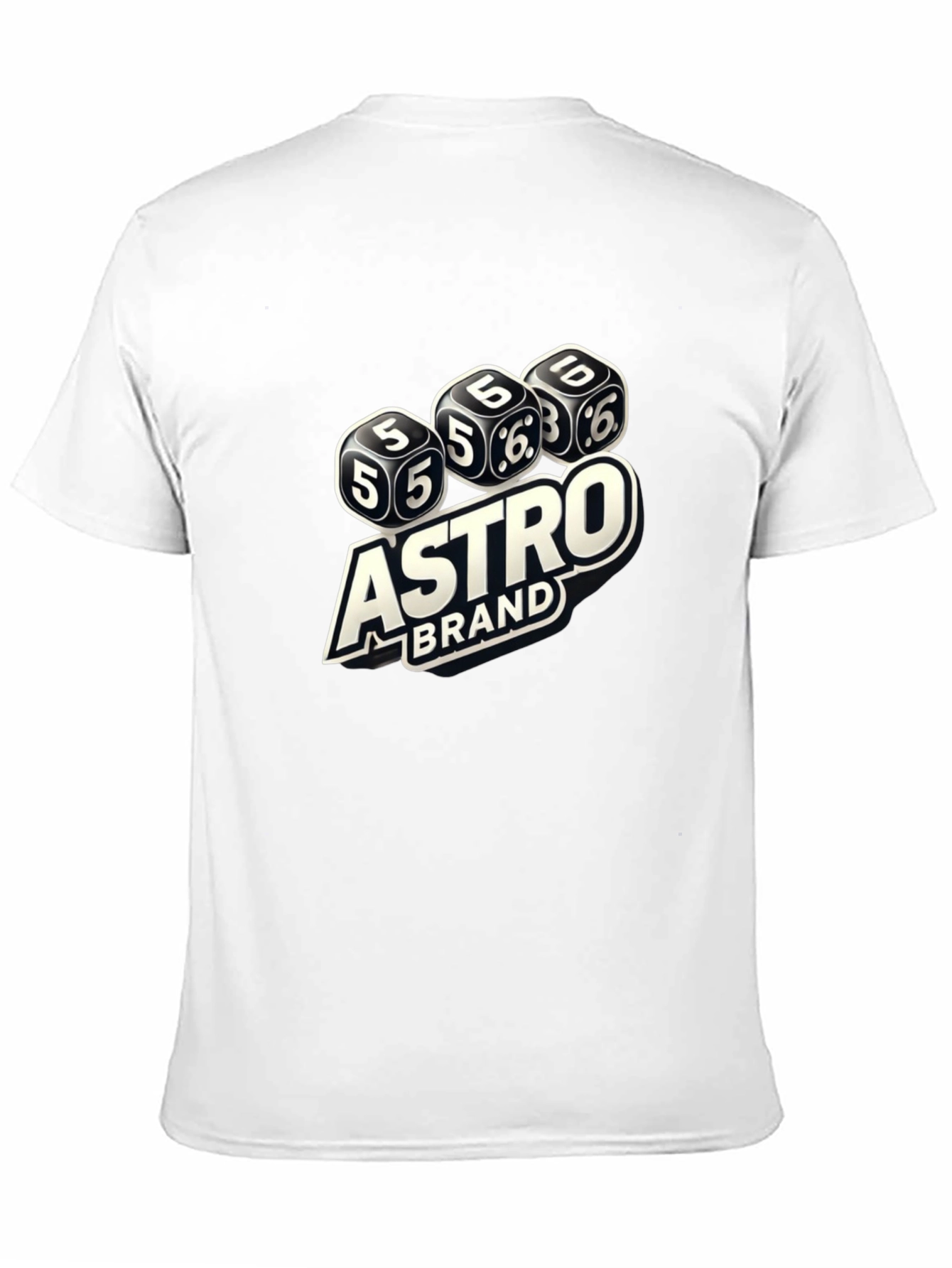 Astro Brand Dice Graphic Black T-Shirt