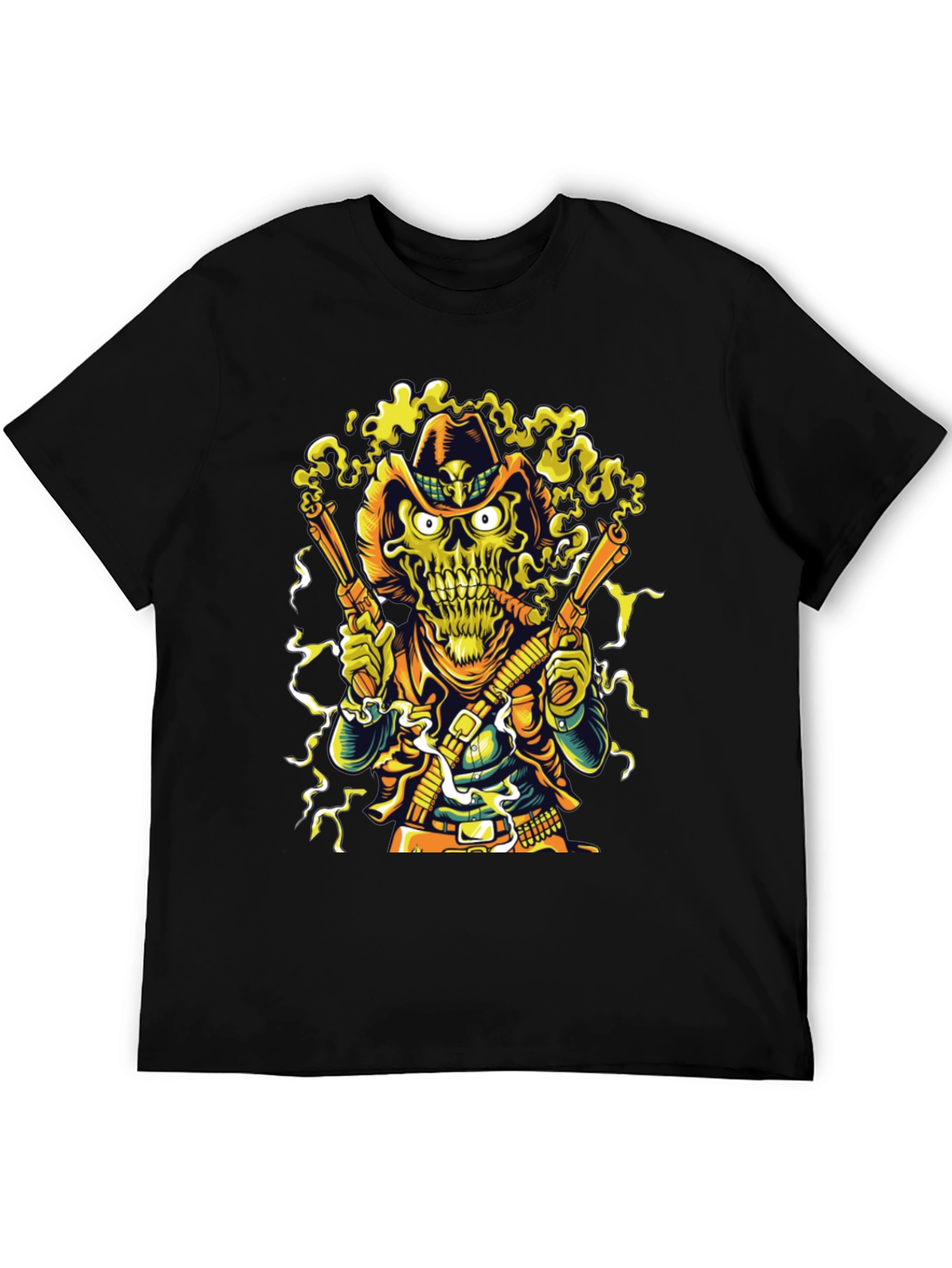 Cowboy Skeleton Graphic T-Shirt