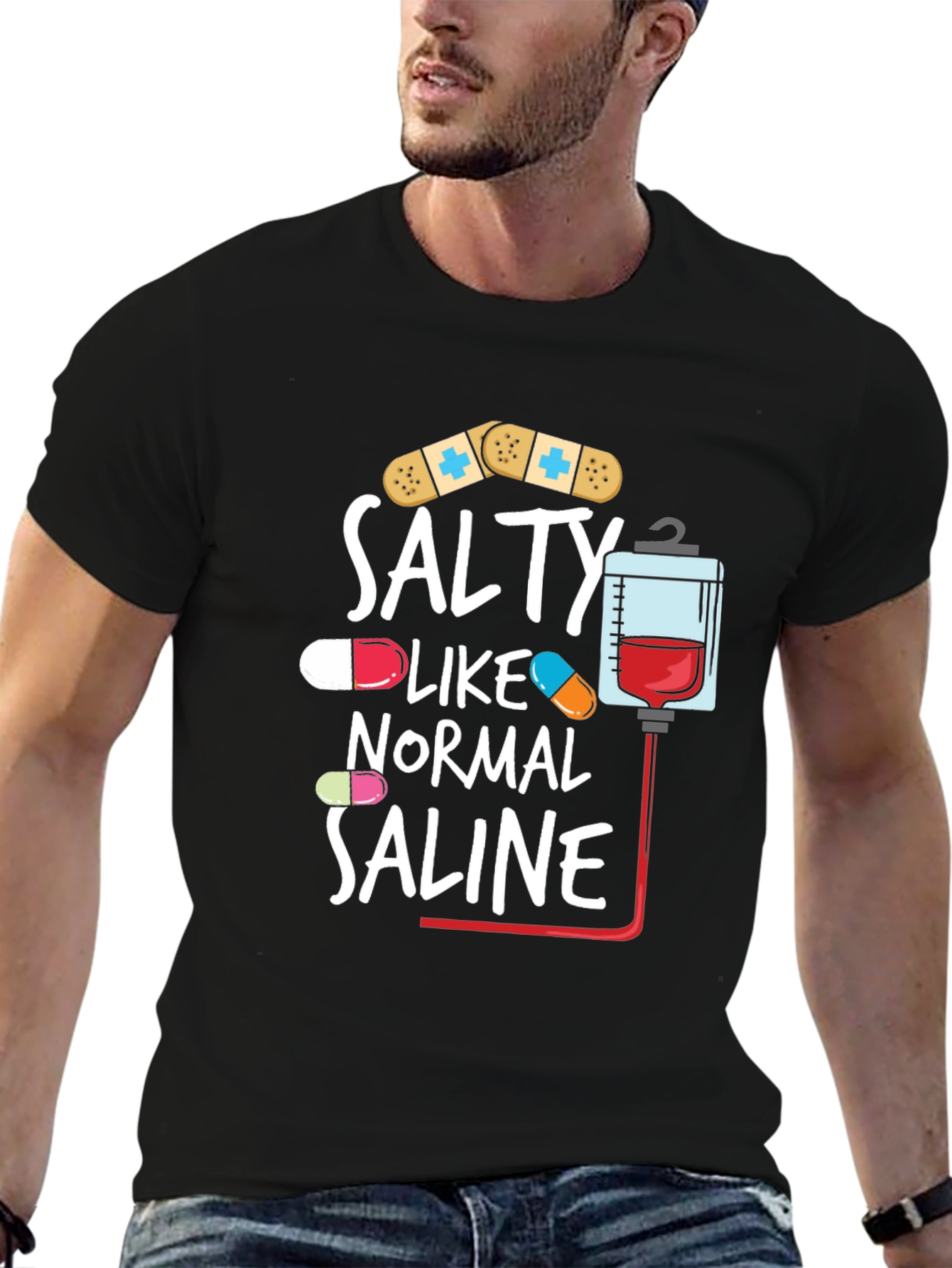 Salty Like Normal Saline Graphic Tee