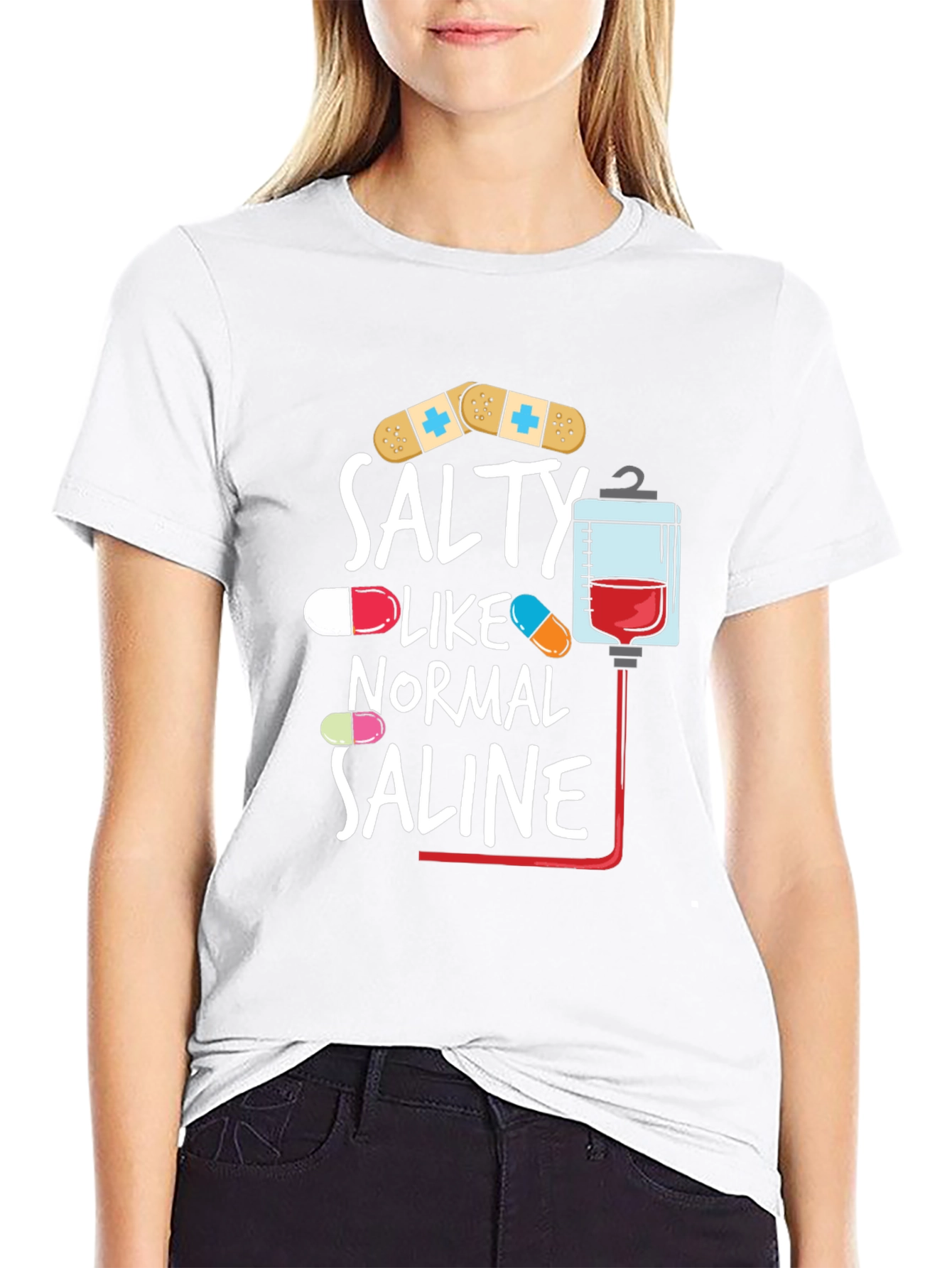 Salty Like Normal Saline Graphic Tee
