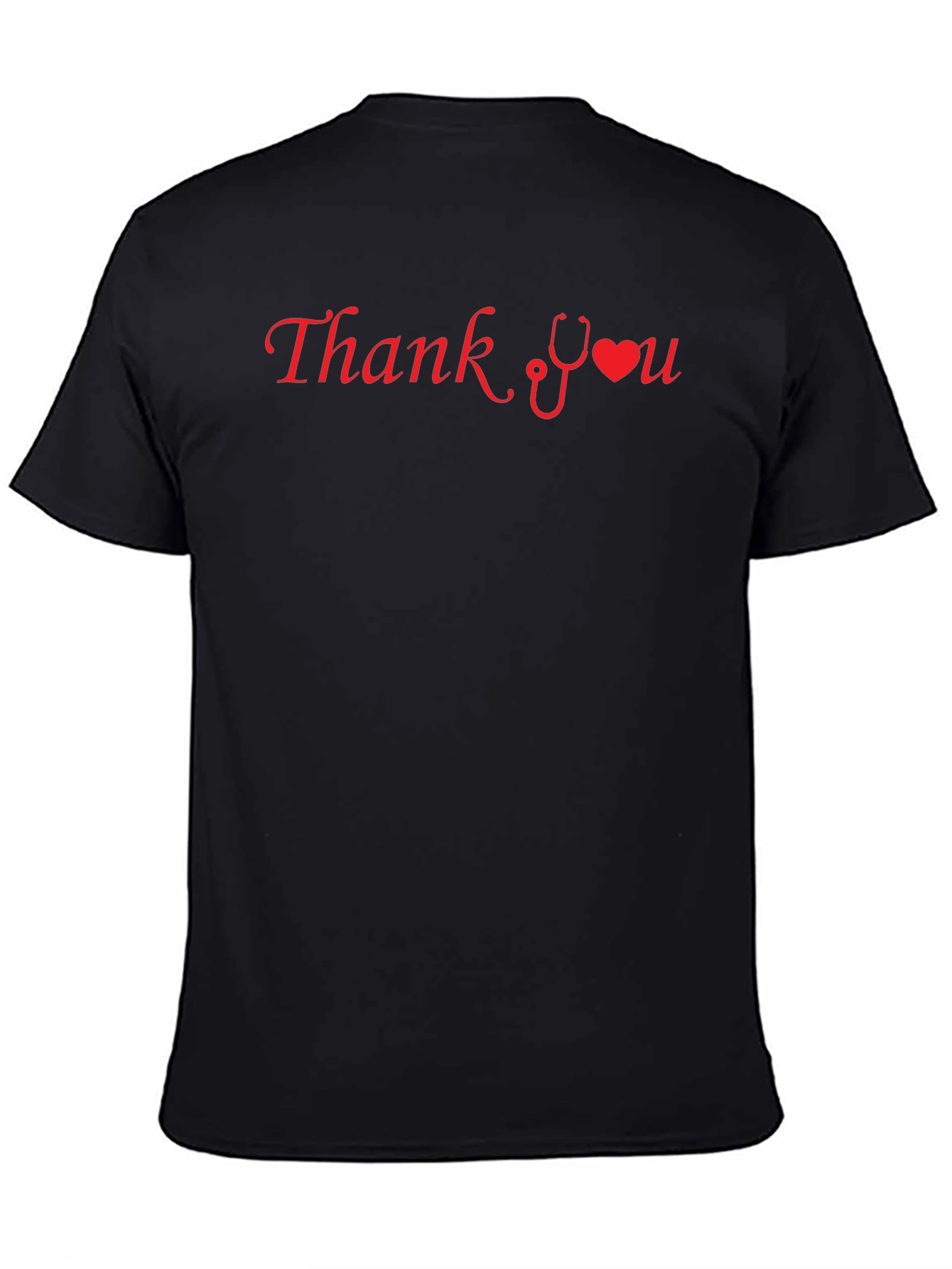 Thank You Healthcare Workers Black T-Shirt
