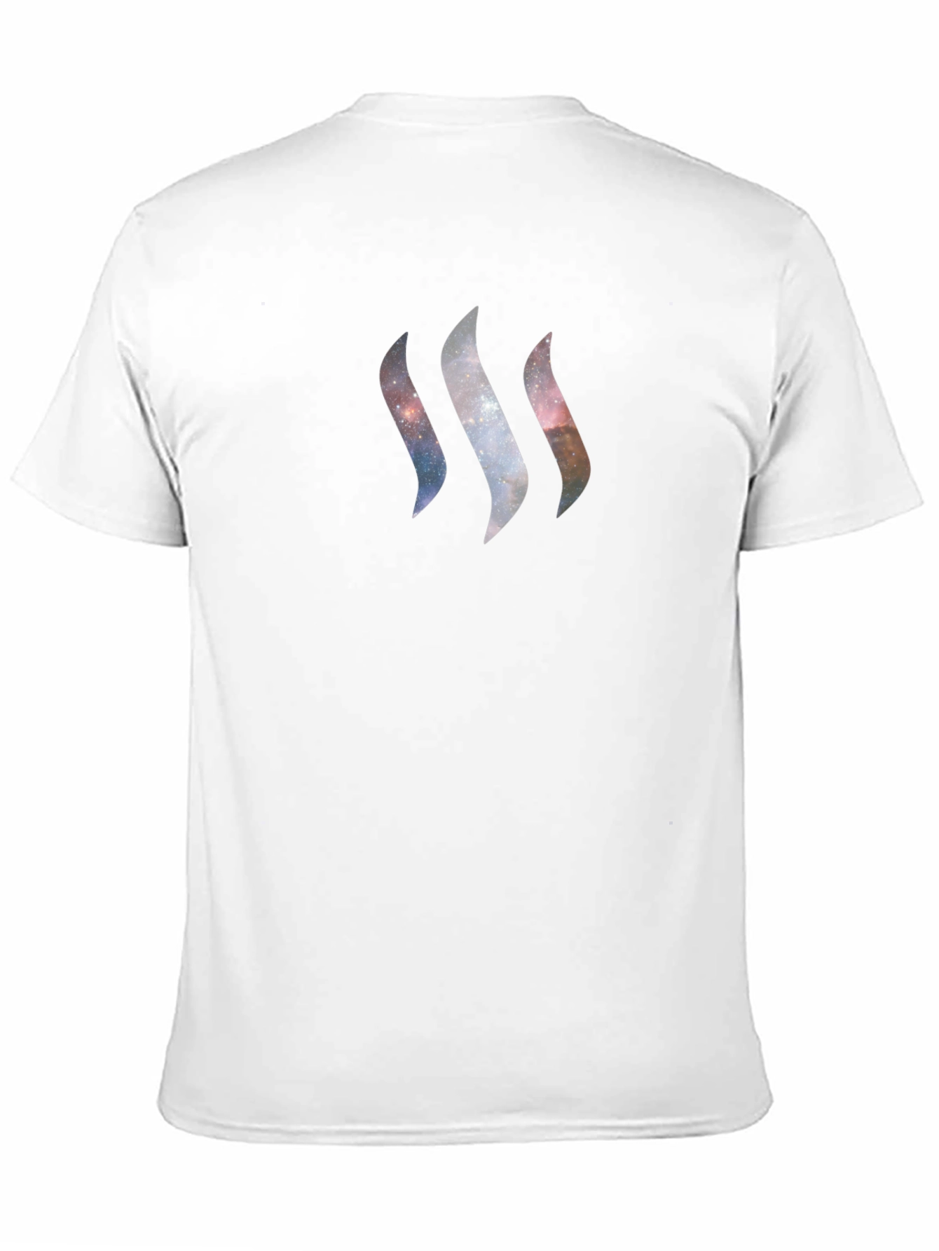 Cosmic Stream T-Shirt - Galaxy Design Black Tee