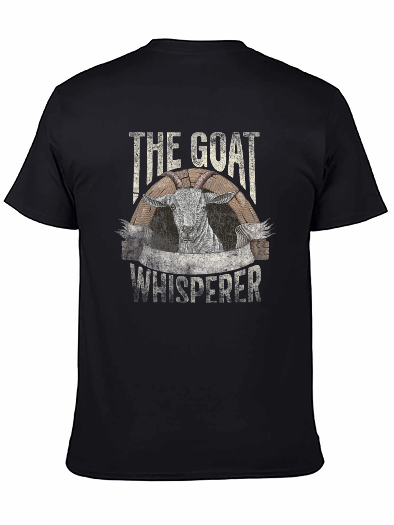 The Goat Whisperer T-Shirt - Black Graphic Tee
