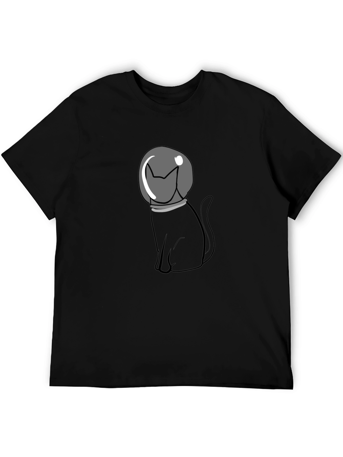 Astronaut Cat Graphic T-Shirt