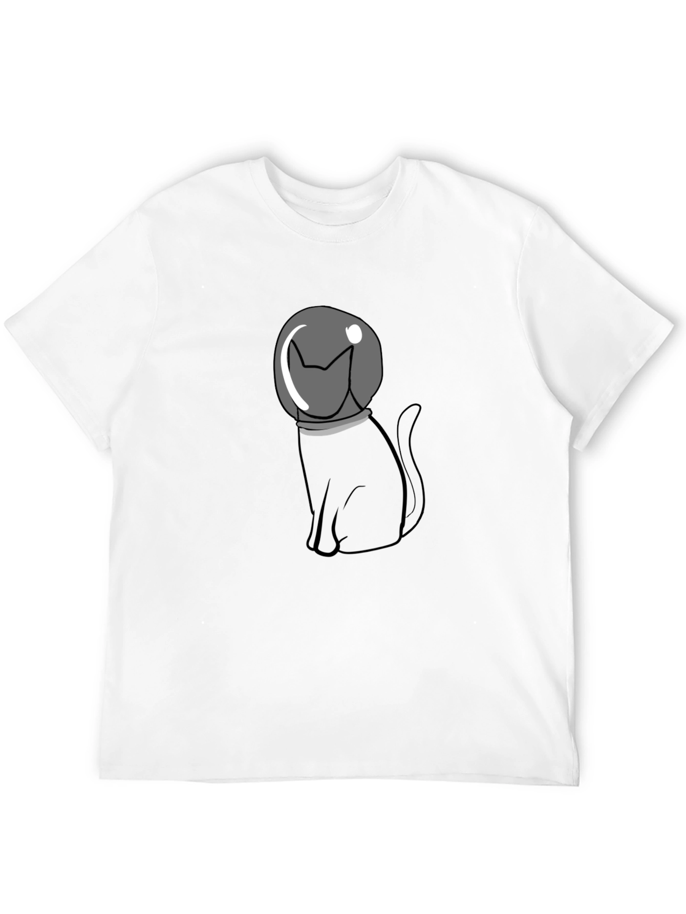Astronaut Cat Graphic T-Shirt