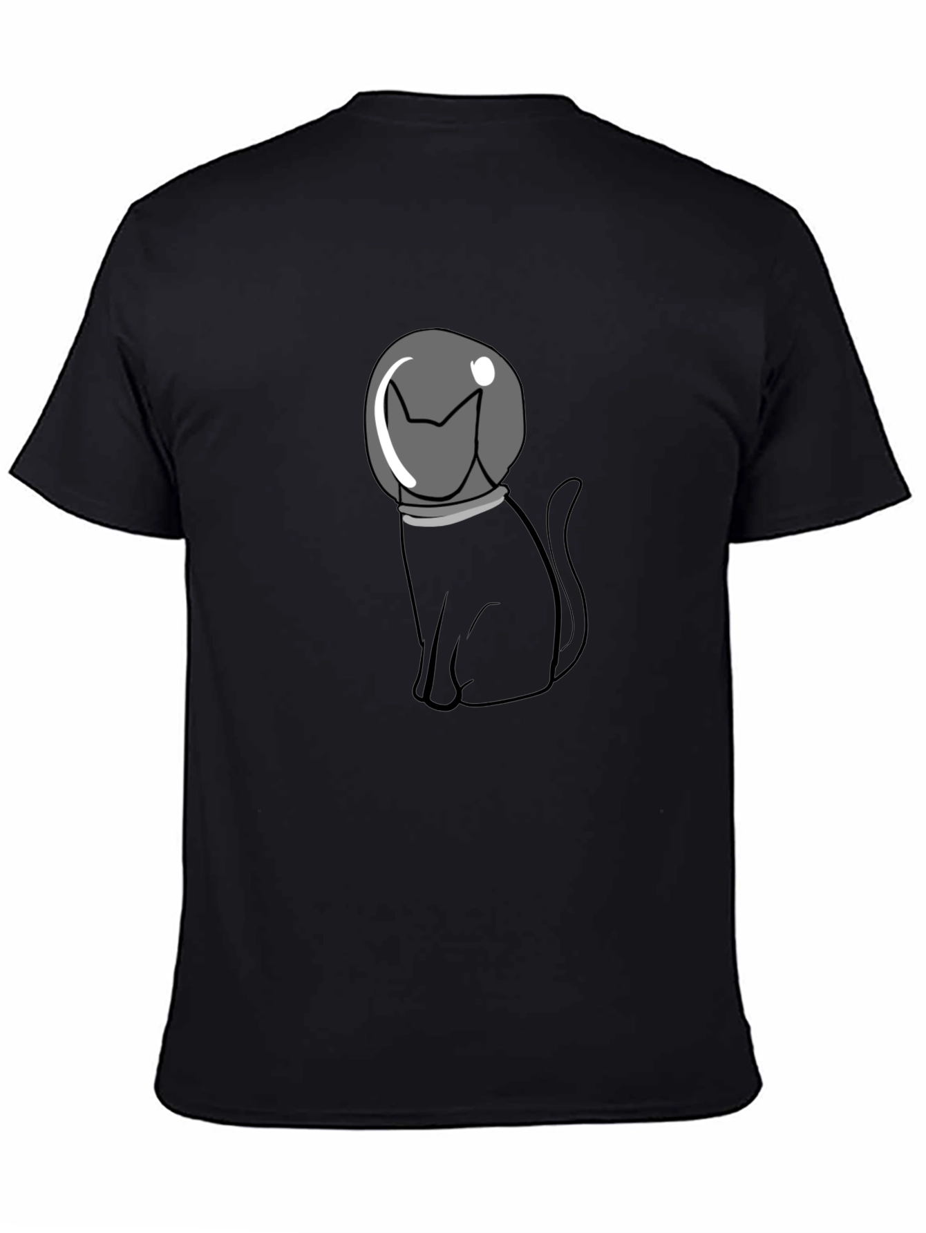 Astronaut Cat Graphic T-Shirt