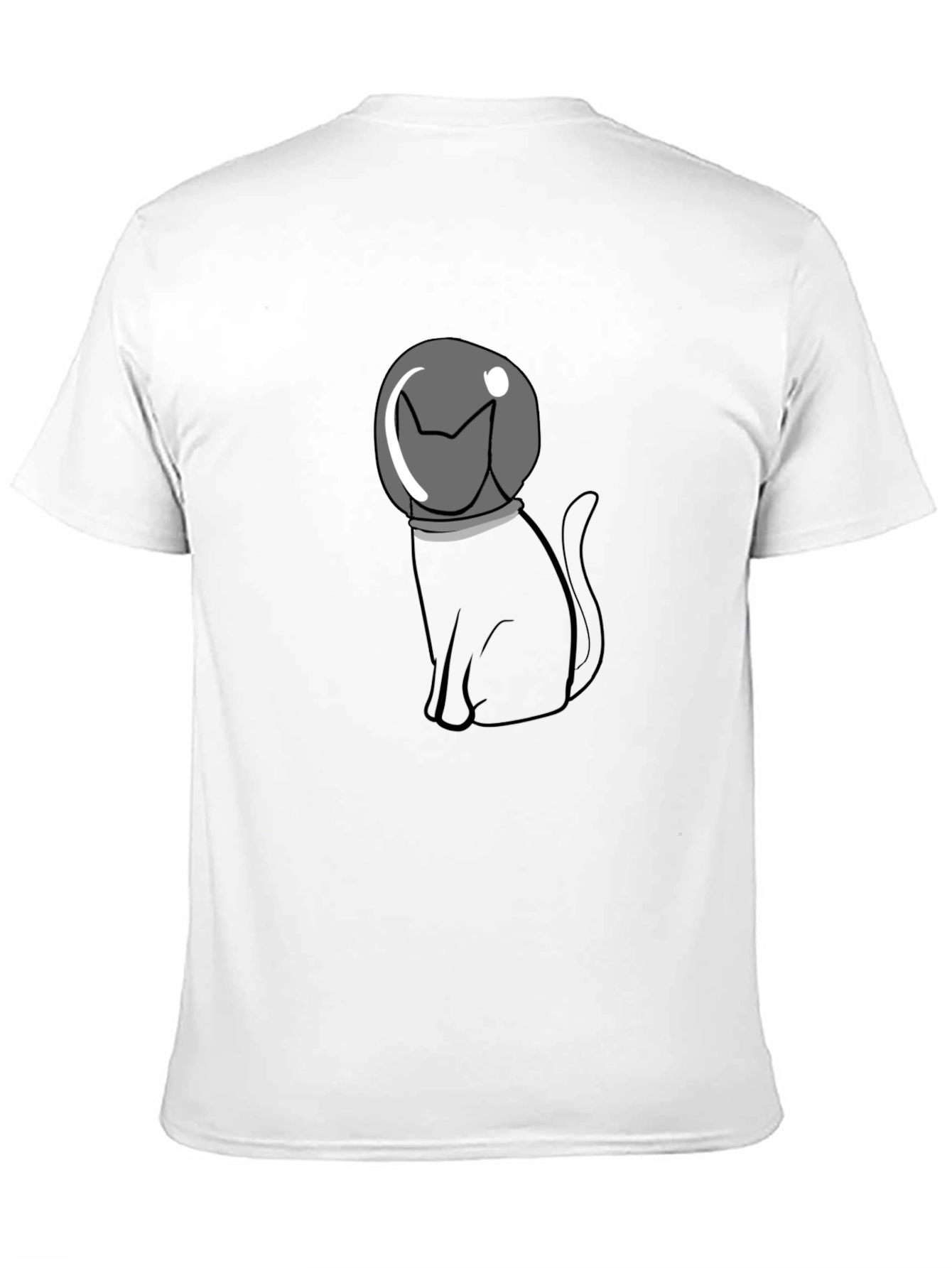 Astronaut Cat Graphic T-Shirt