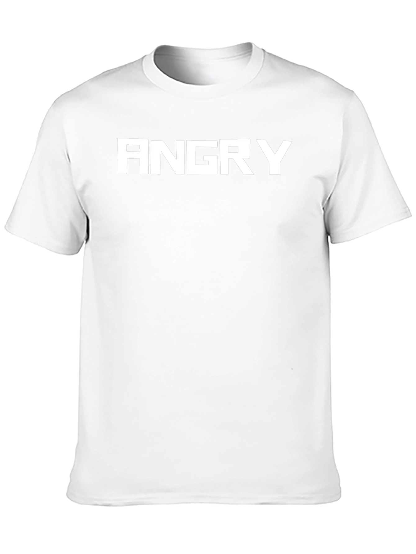 Angry Graphic Tee - Bold Black T-Shirt
