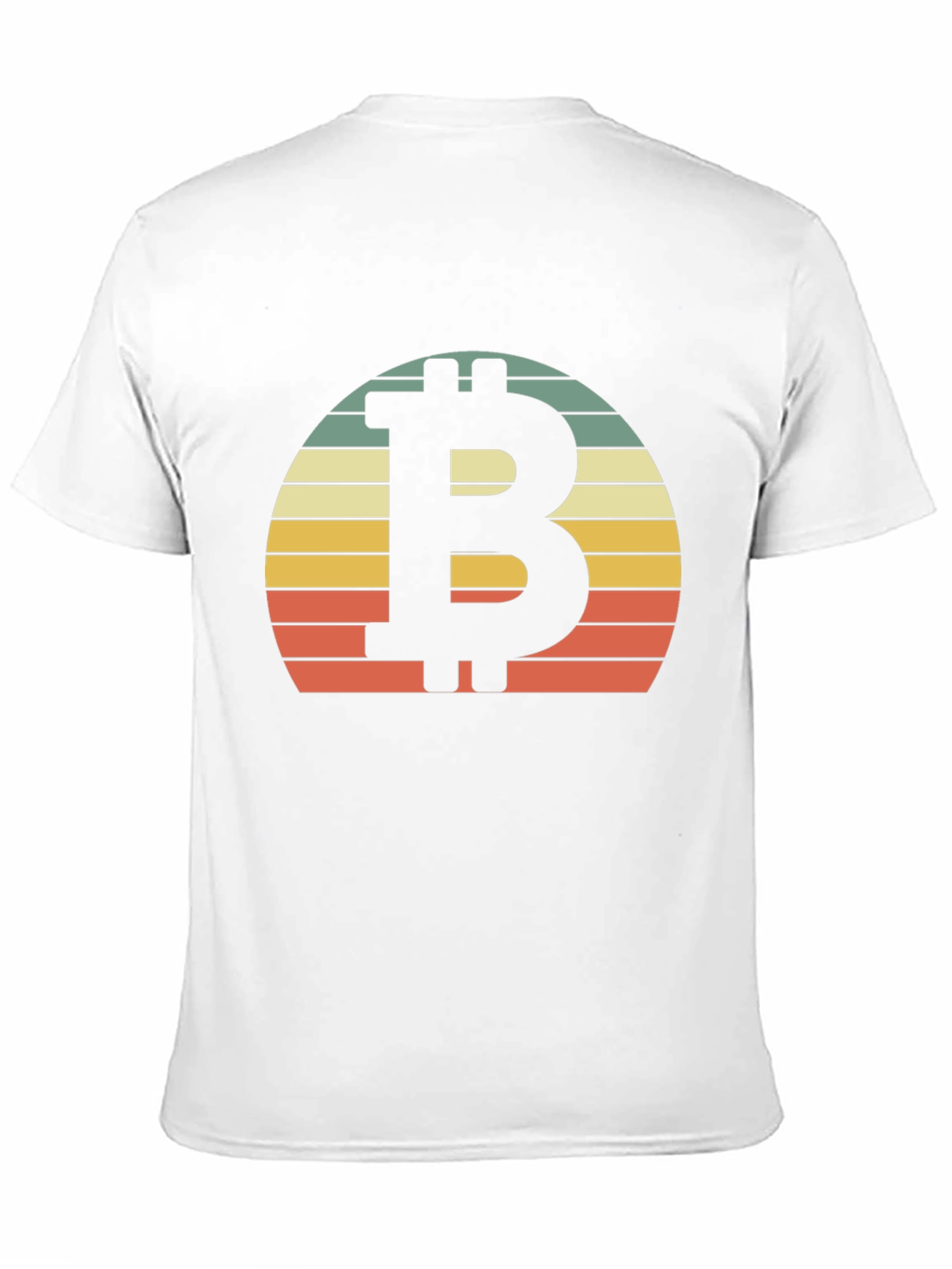 Bitcoin Sunset Graphic Tee - Crypto Retro Style