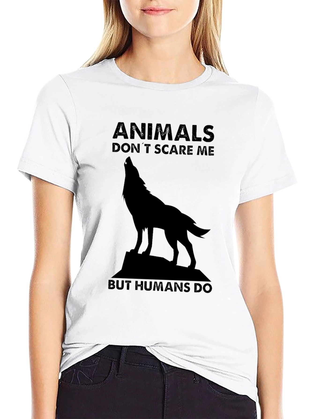 Animals Dont Scare Me T-Shirt