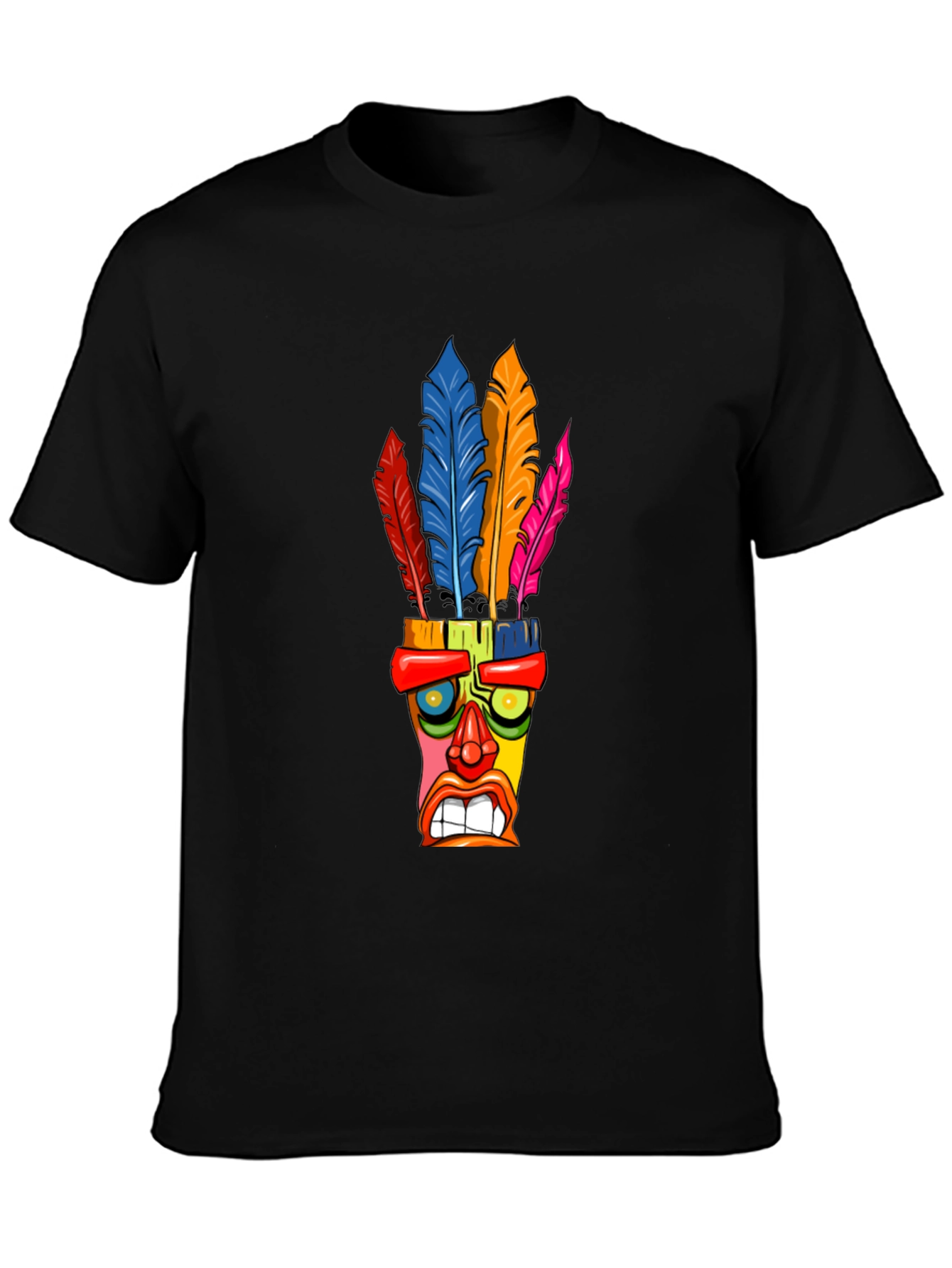 Colorful Tiki Mask T-Shirt