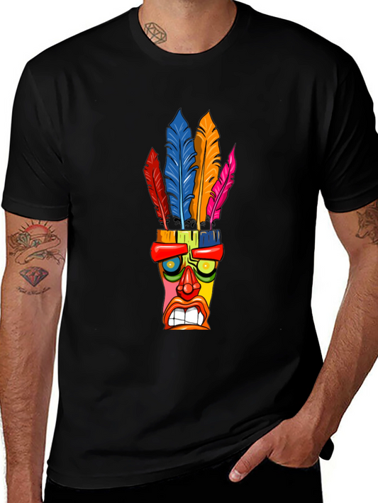 Colorful Tiki Mask T-Shirt