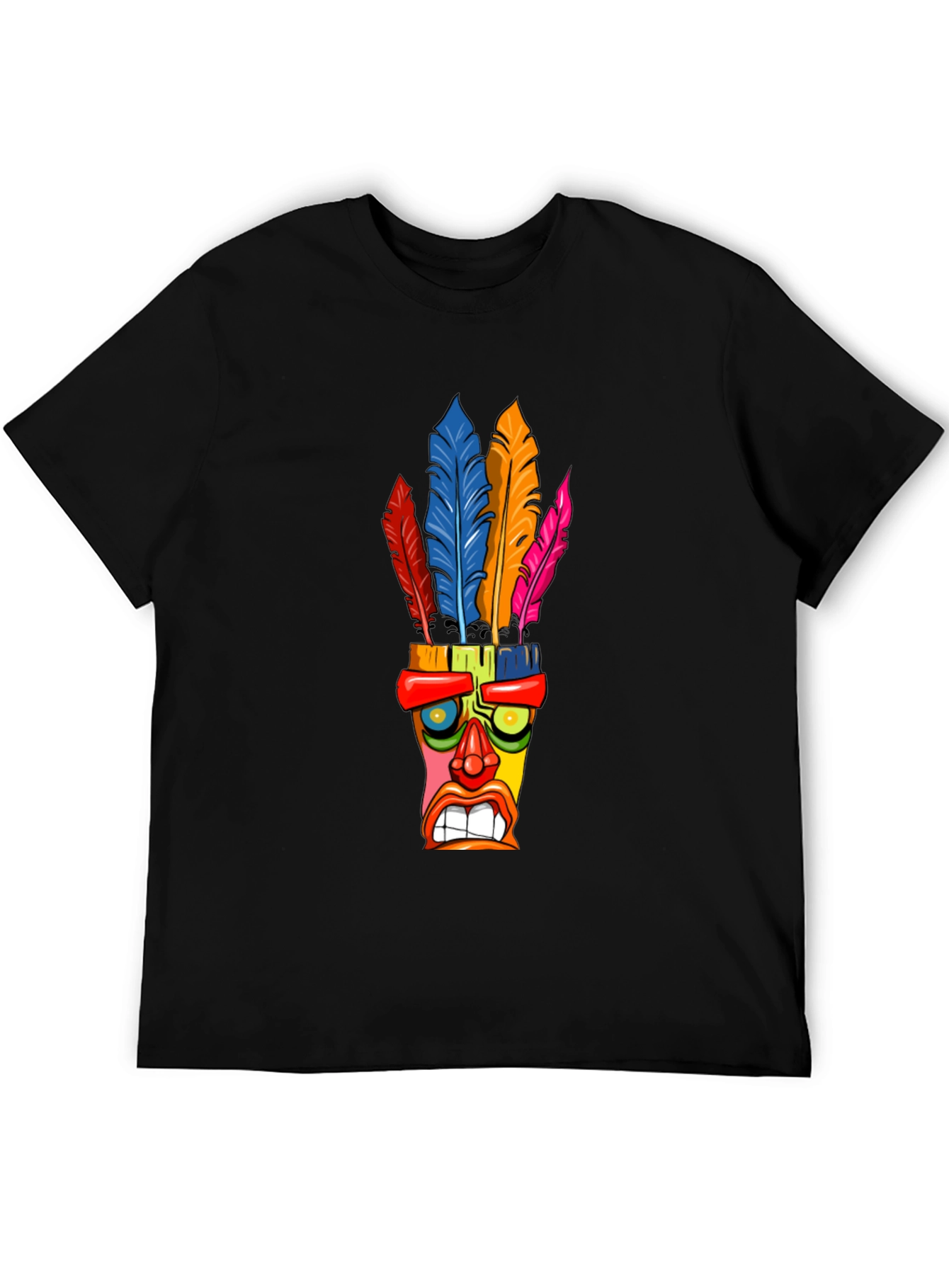 Colorful Tiki Mask T-Shirt