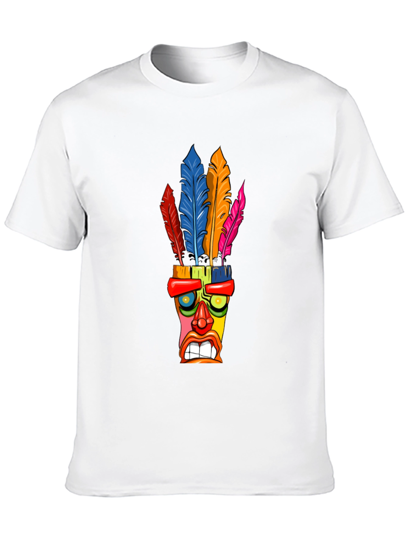 Colorful Tiki Mask T-Shirt