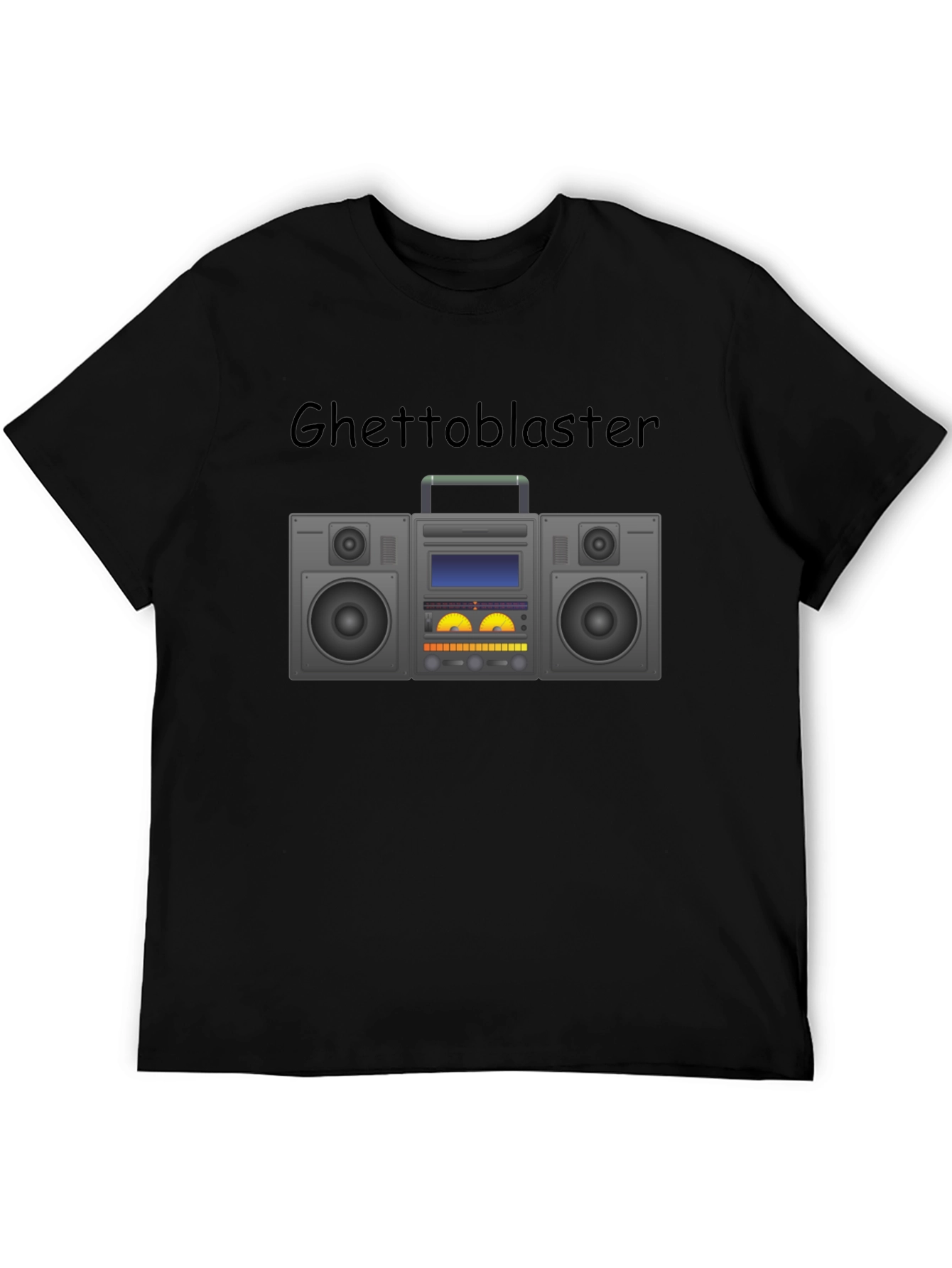 Retro Ghetto Blaster Graphic Tee - Boombox T-Shirt
