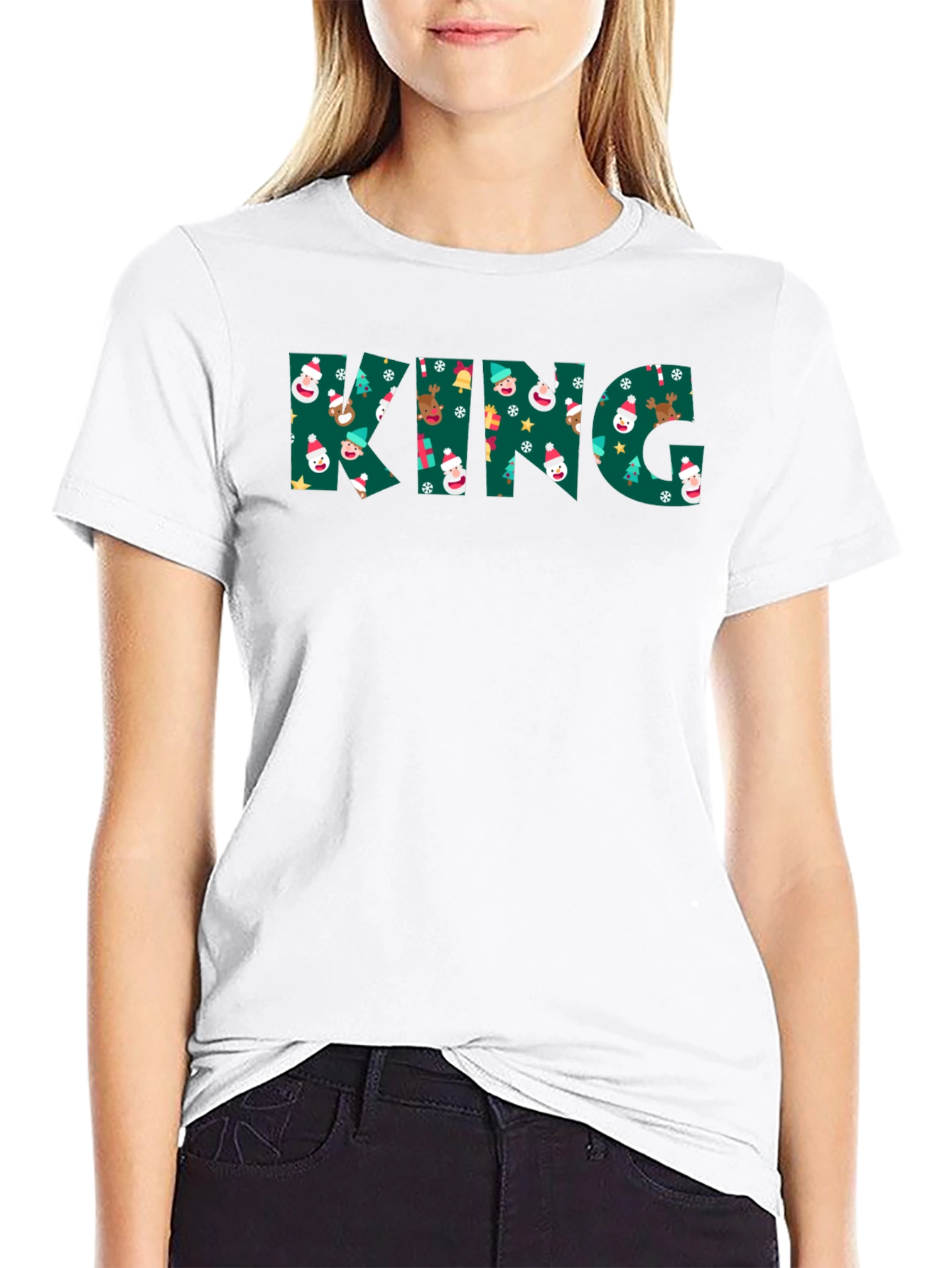 Christmas King T-Shirt Holiday Festive Tee