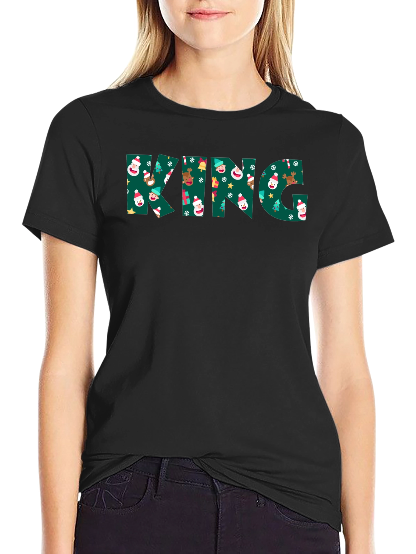 Christmas King T-Shirt Holiday Festive Tee