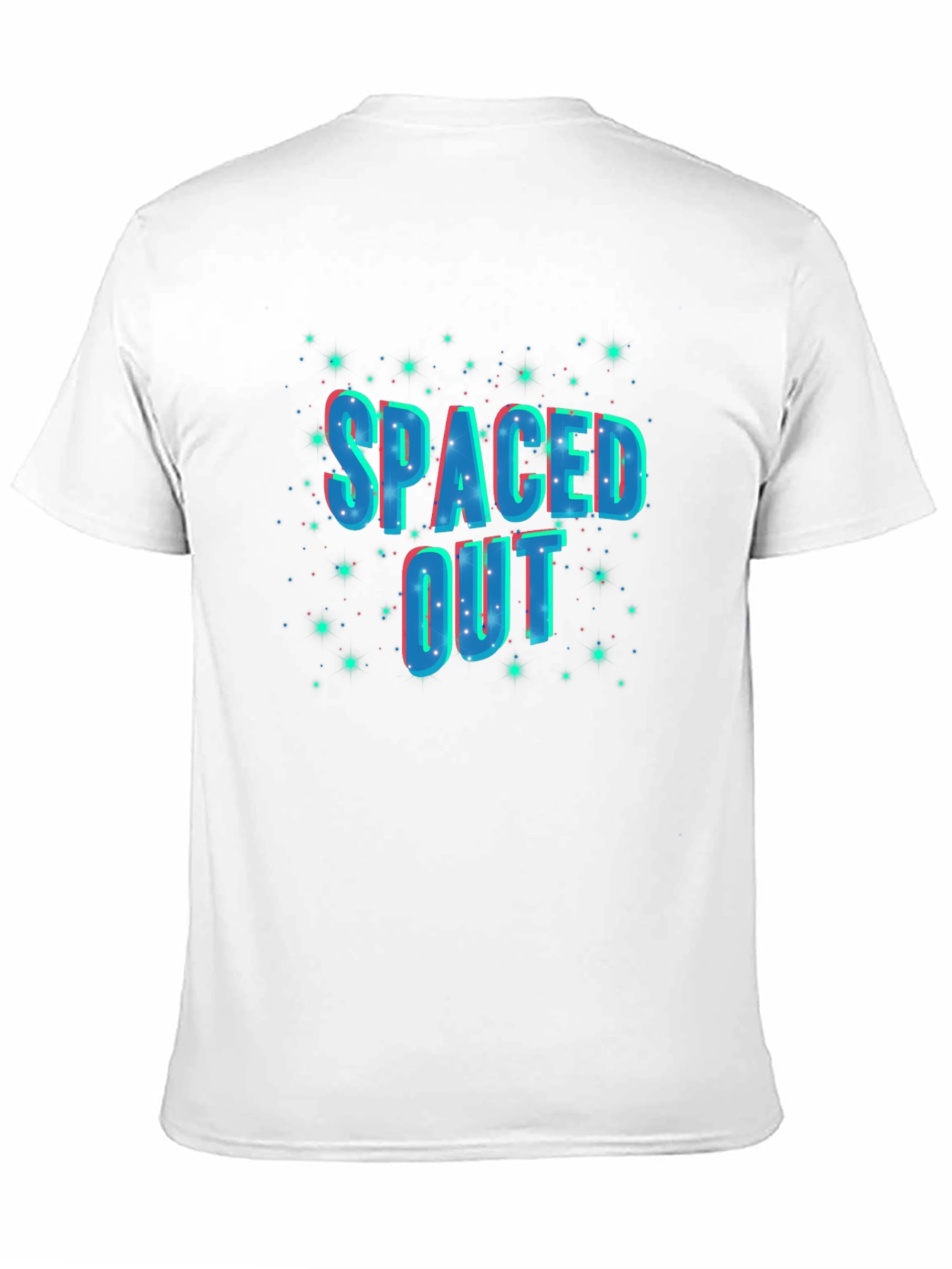 Spaced Out Graphic Black T-Shirt