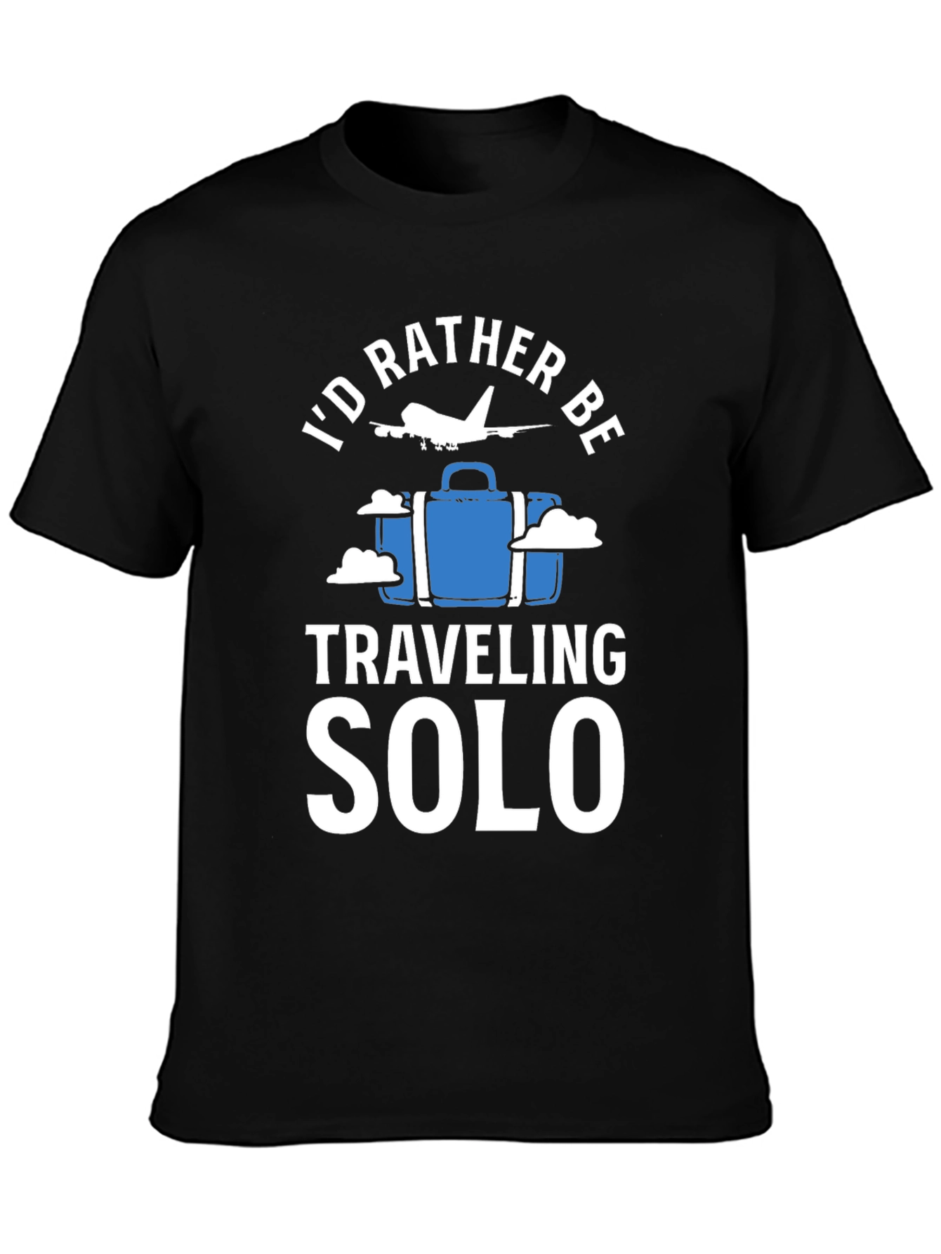 Solo Traveler Black T-Shirt