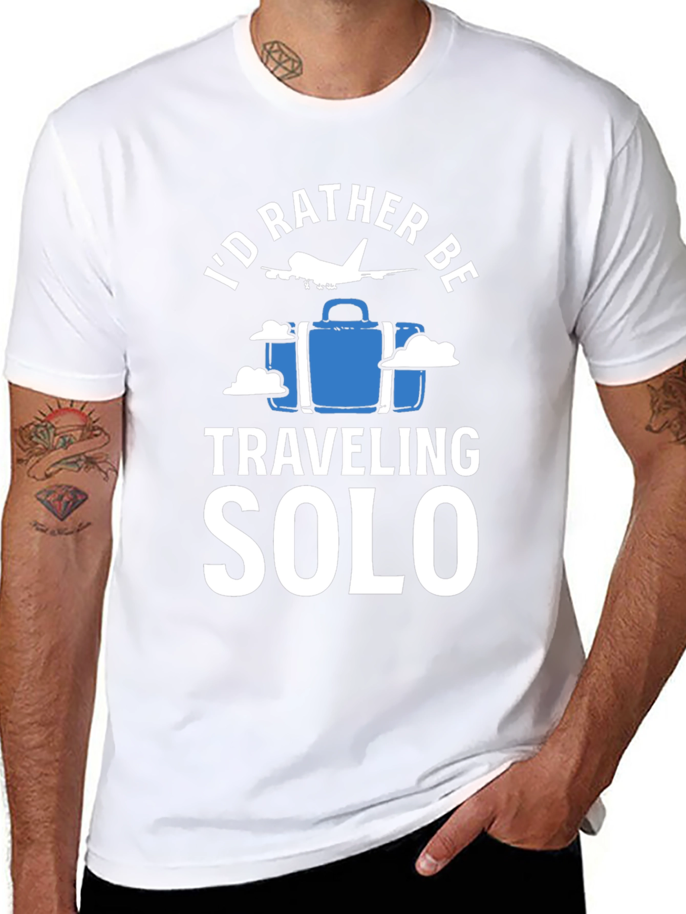 Solo Traveler Black T-Shirt