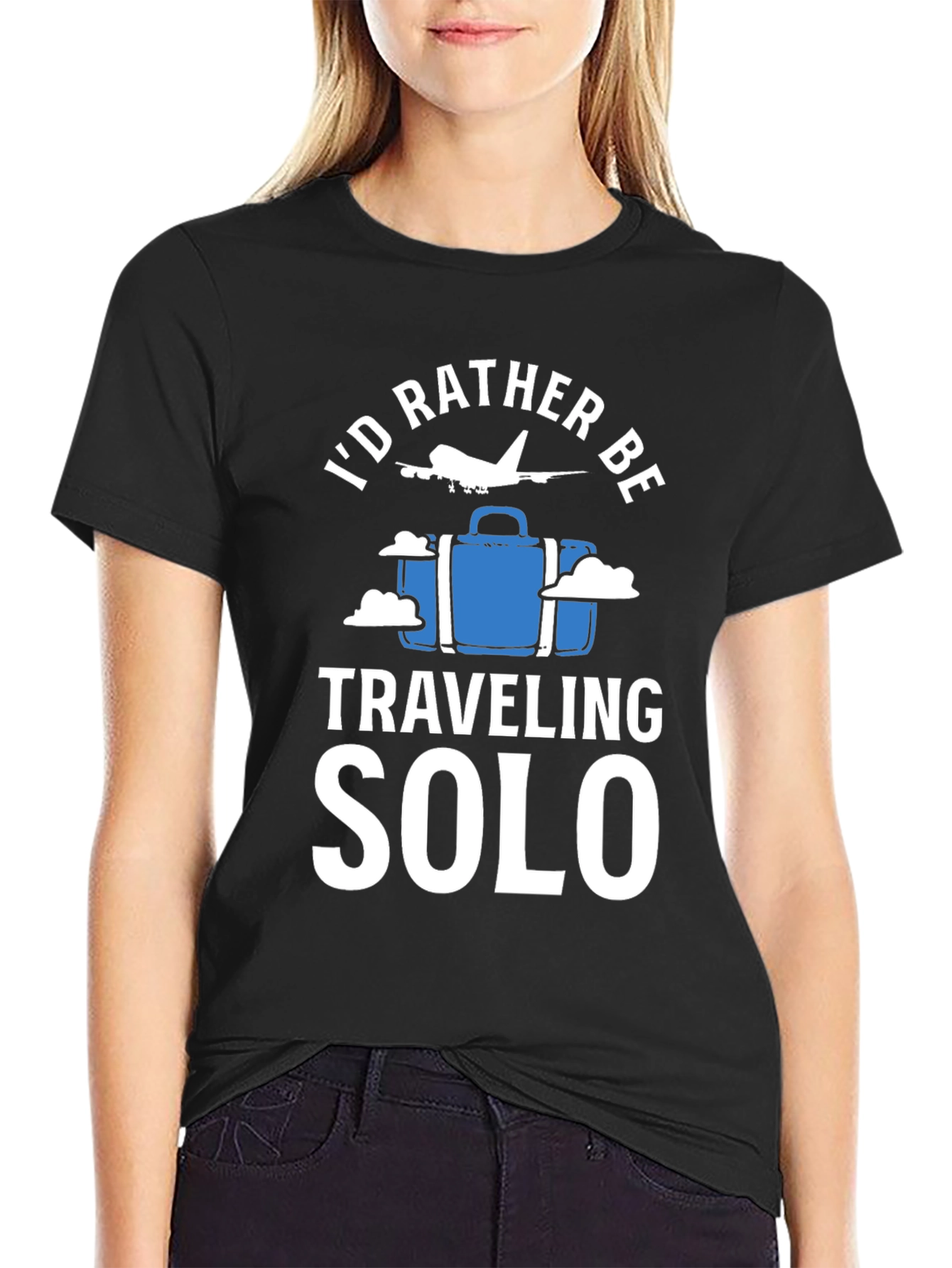 Solo Traveler Black T-Shirt