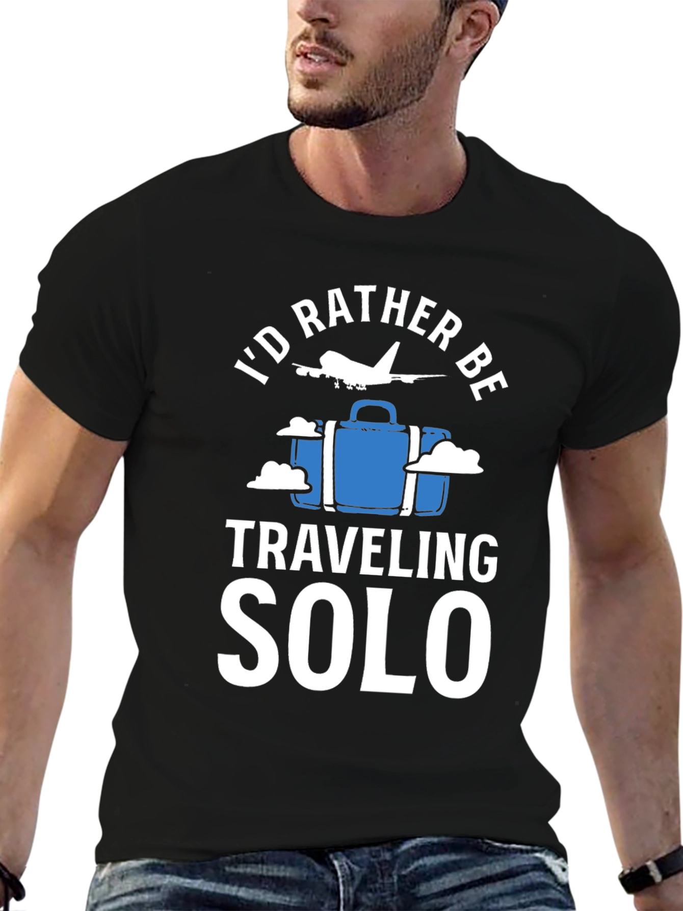 Solo Traveler Black T-Shirt