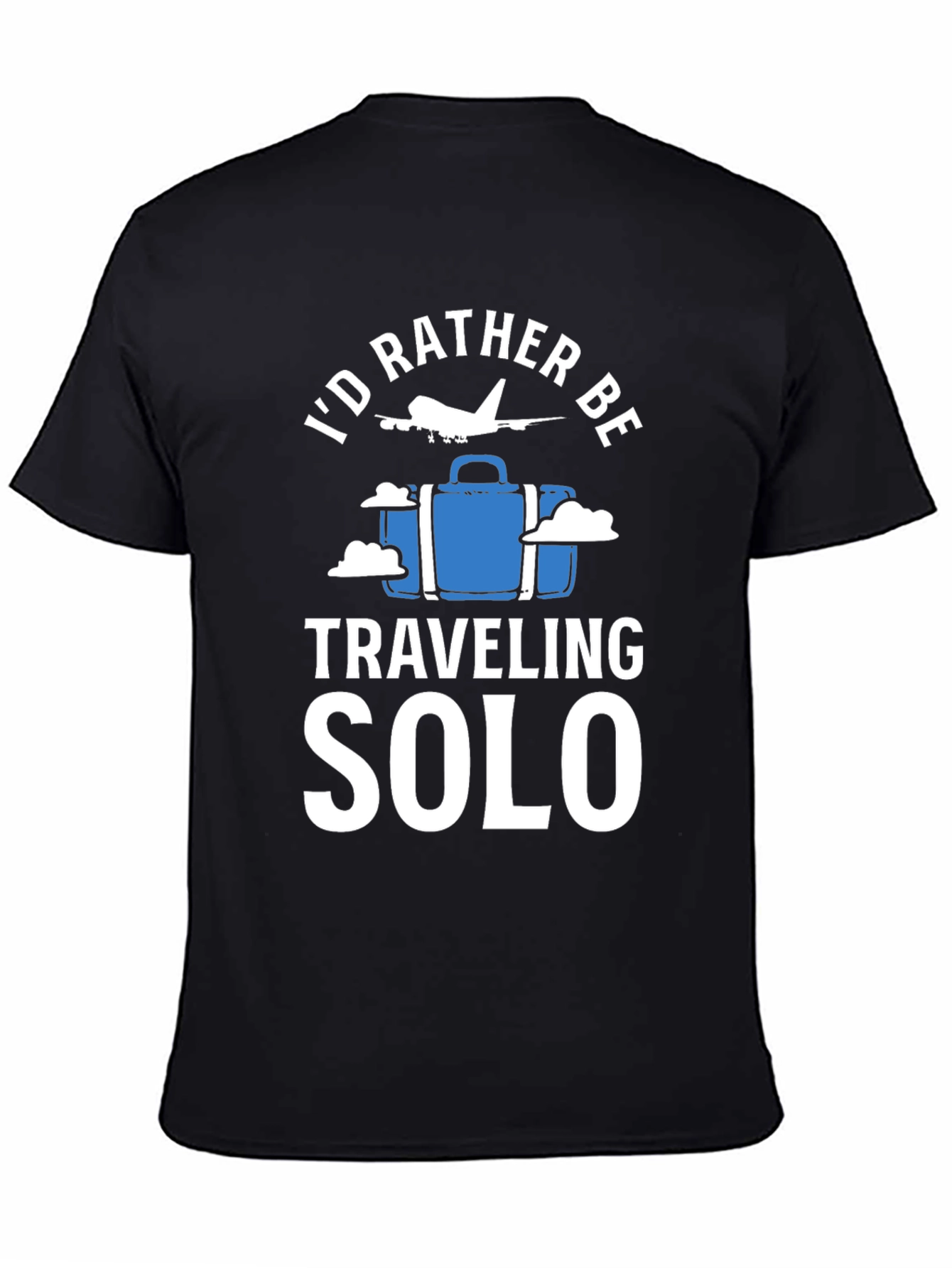 Solo Traveler Black T-Shirt