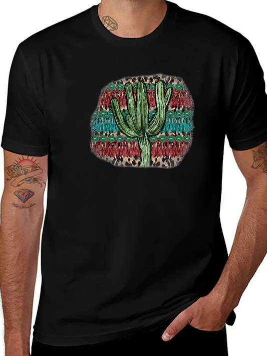 Cactus Graphic Print T-Shirt