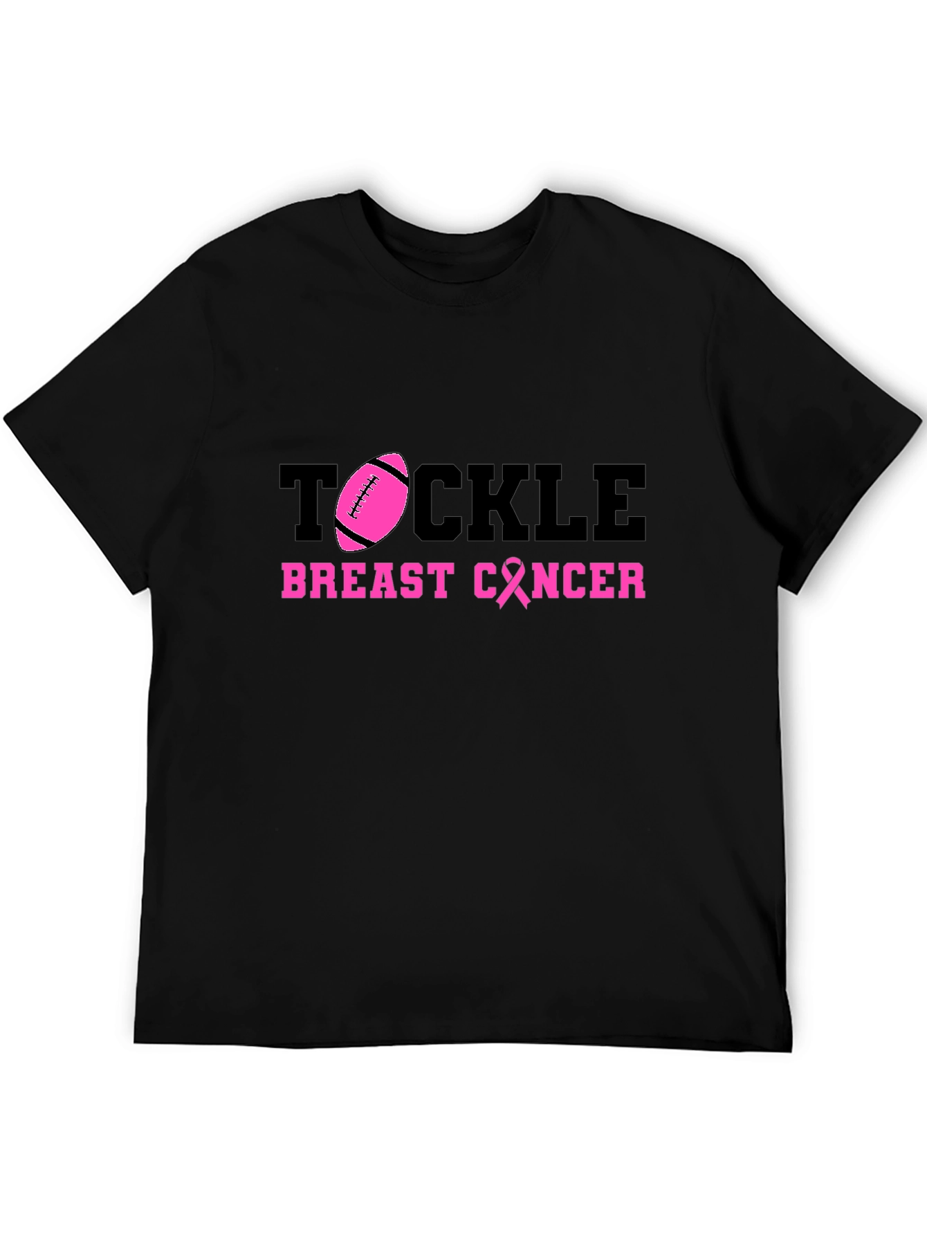 Tackle Breast Cancer Awareness Graphic Tee