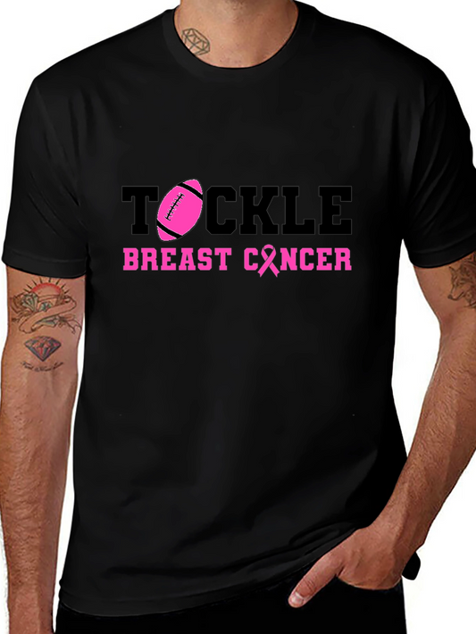Tackle Breast Cancer Awareness Graphic Tee