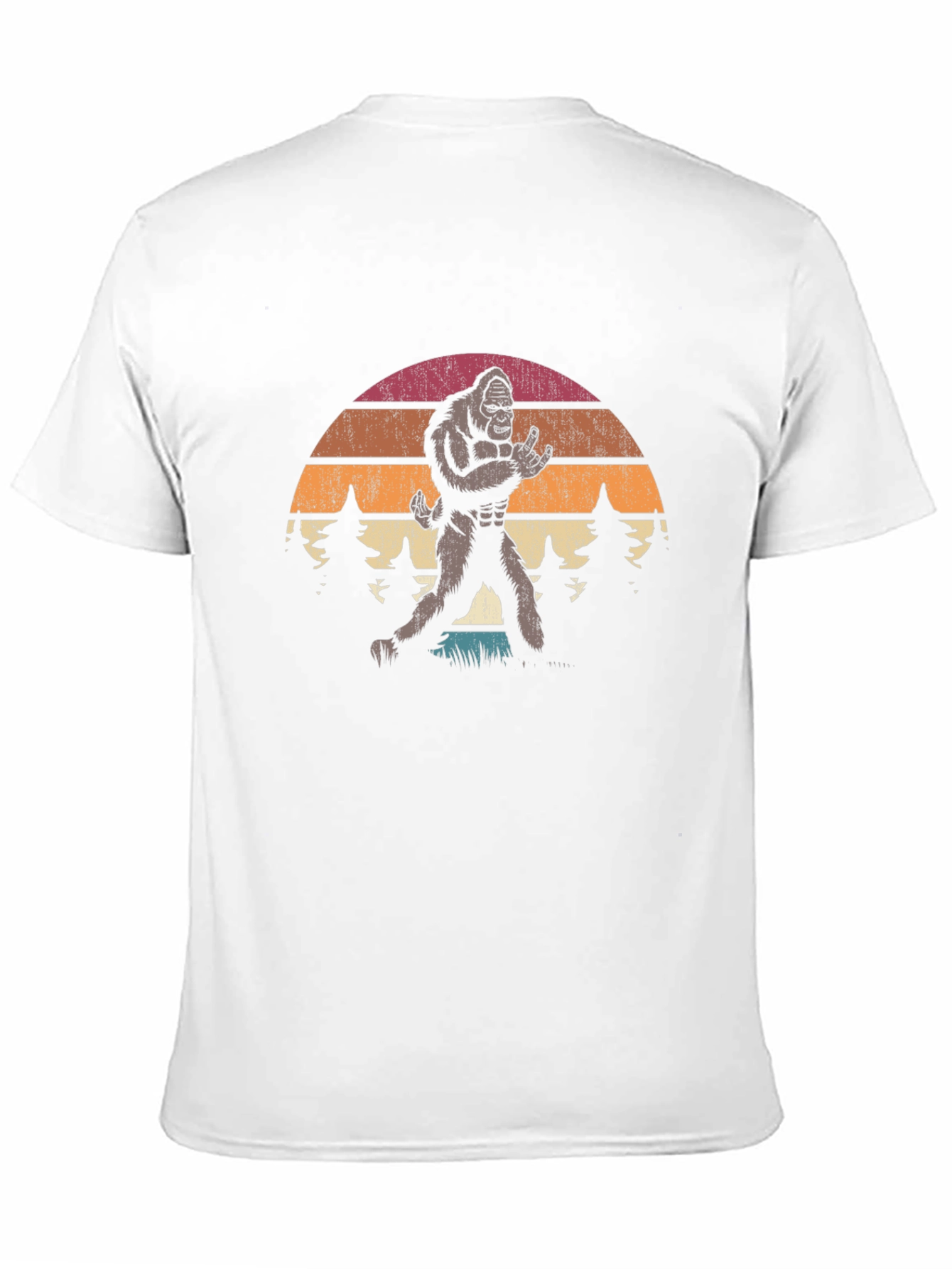 Bigfoot Sunset T-Shirt - Rock On Retro Design