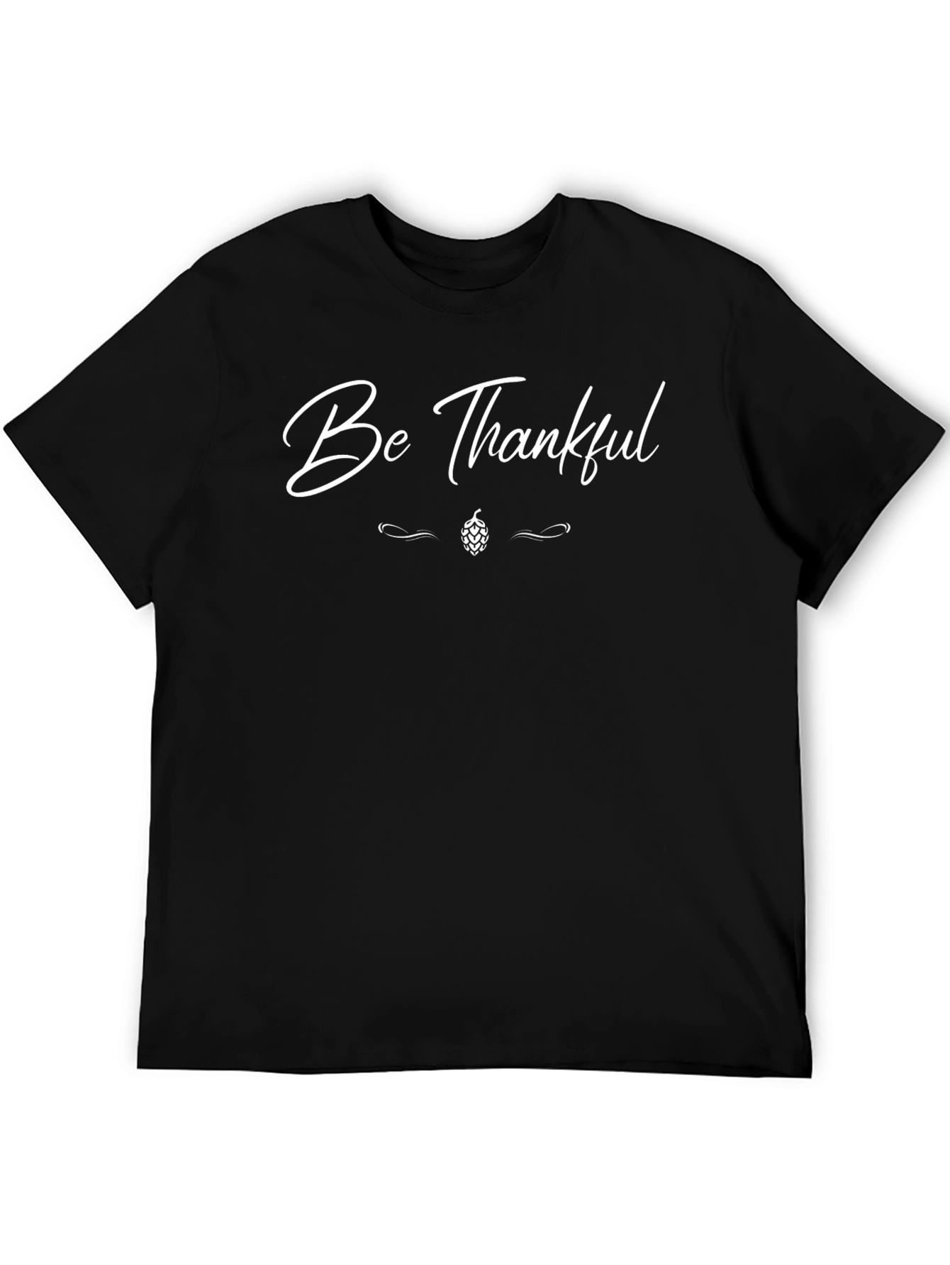 Be Thankful Black Graphic Tee