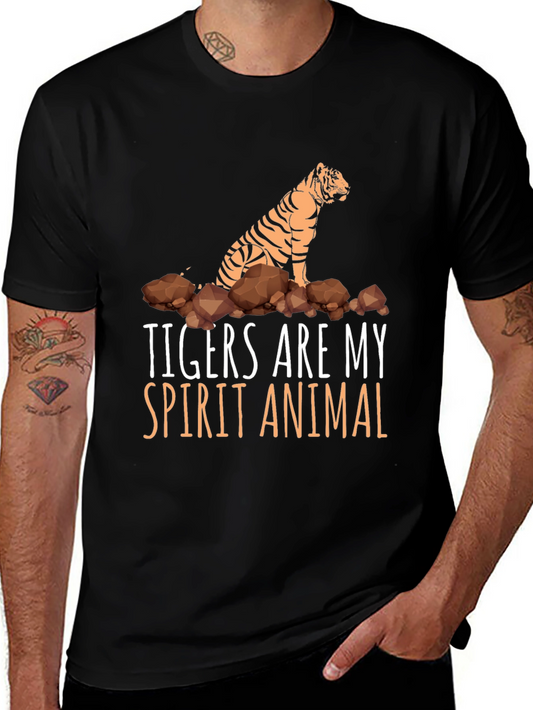 Tigers Are My Spirit Animal Graphic T-Shirt