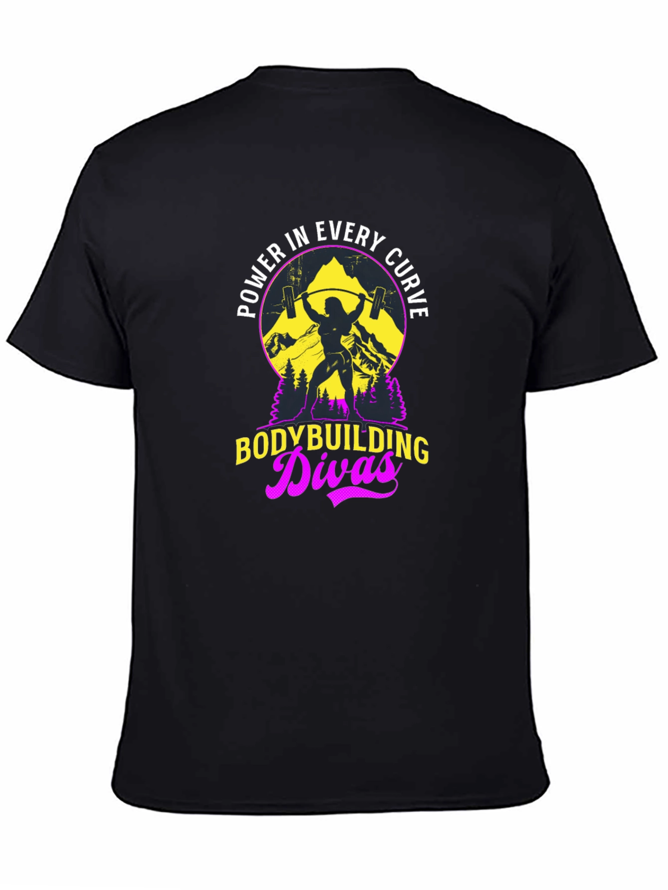 Bodybuilding Divas Graphic Tee - Power in Every Curve